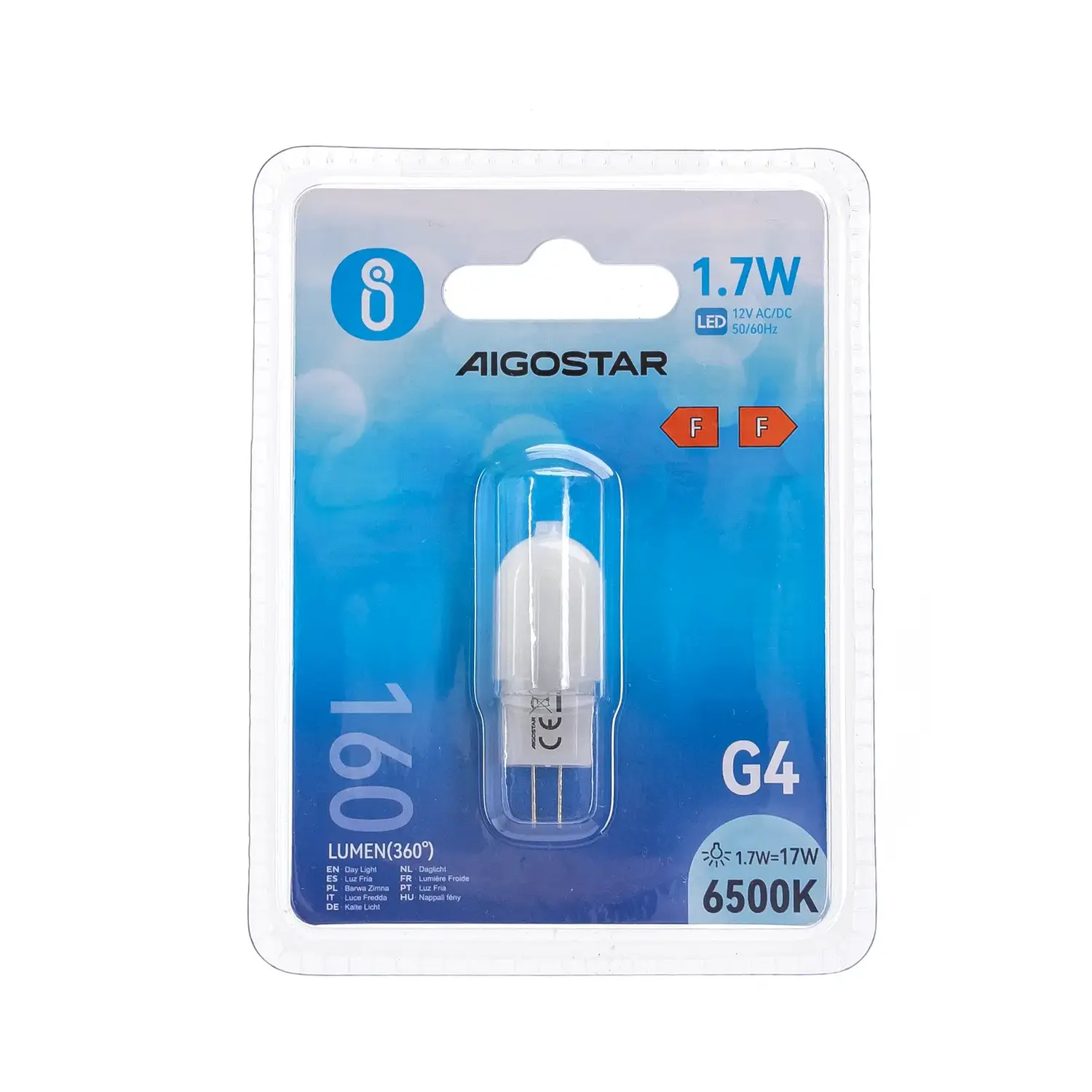 immagine Lampadina led bianco latte g4 1,70 watt bianco freddo