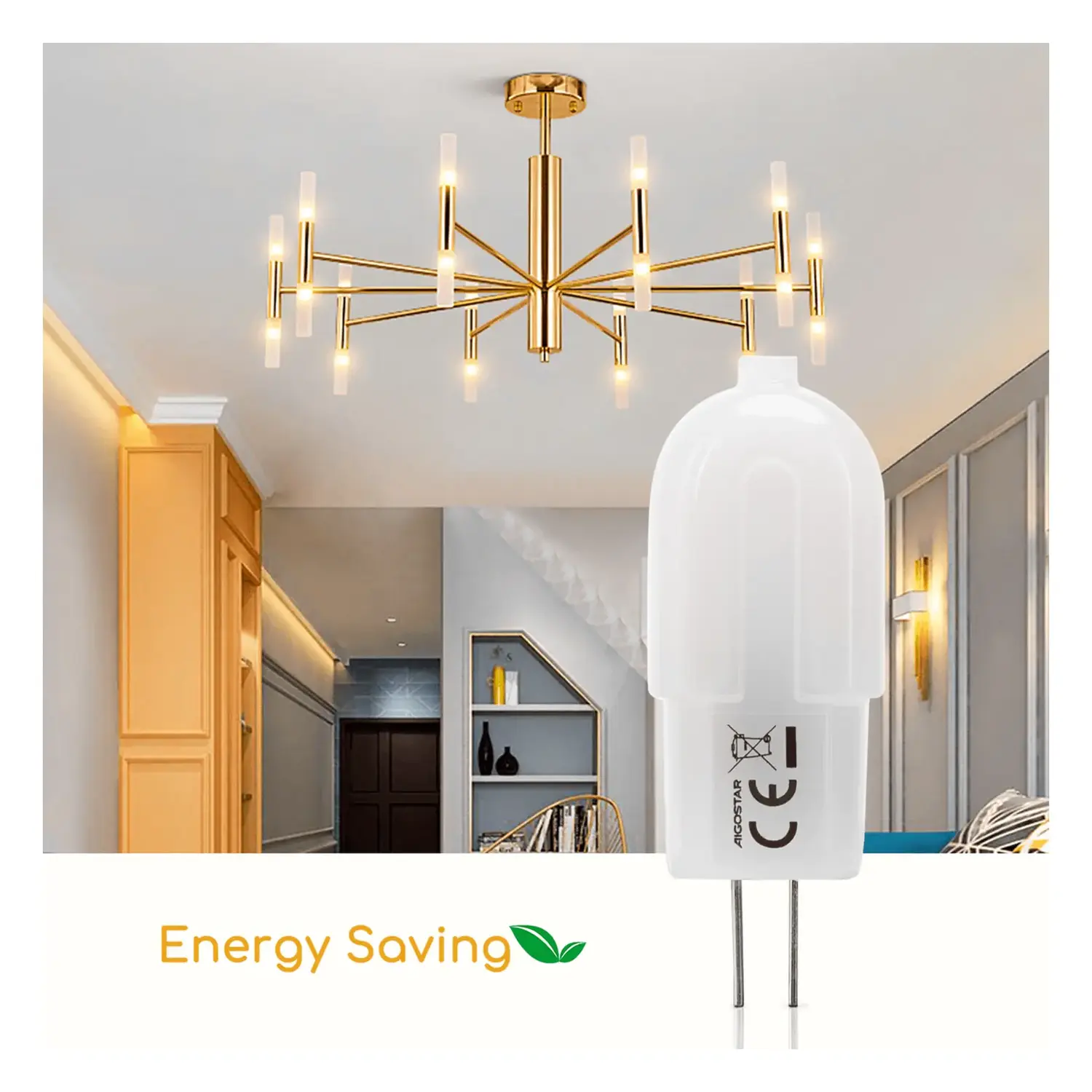 immagine Lampadina led bianco latte g4 1,70 watt bianco caldo