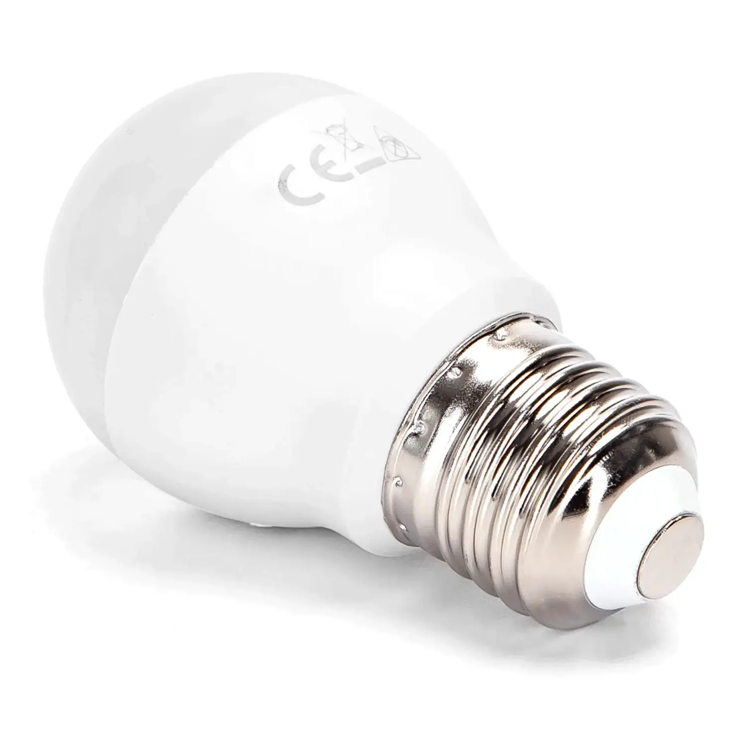 immagine lampadina led G45 e27 8 watt bianco naturale