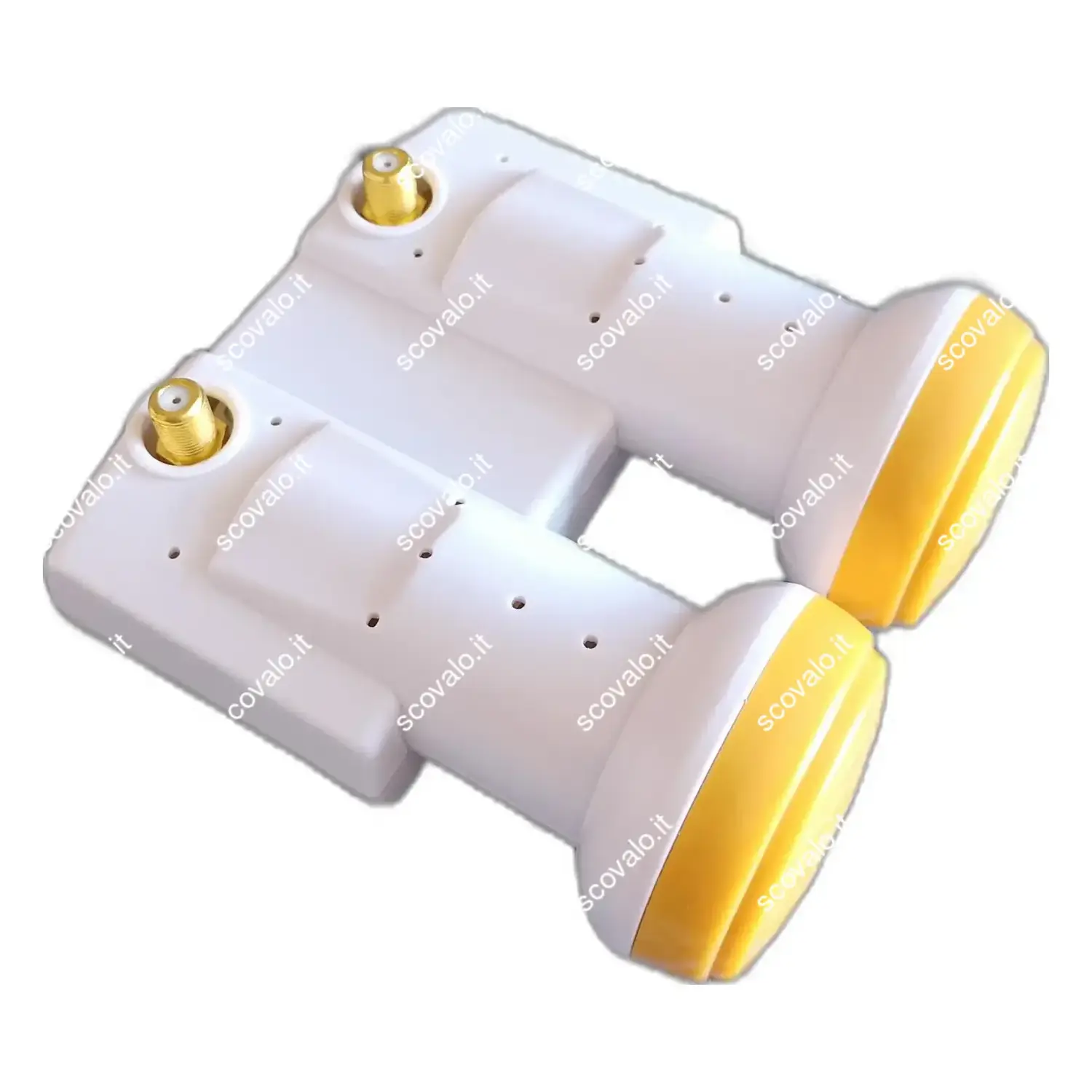 immagine lnb convertitore monoblocco hotbird astra dual feed lte 4k full hd 2 uscite