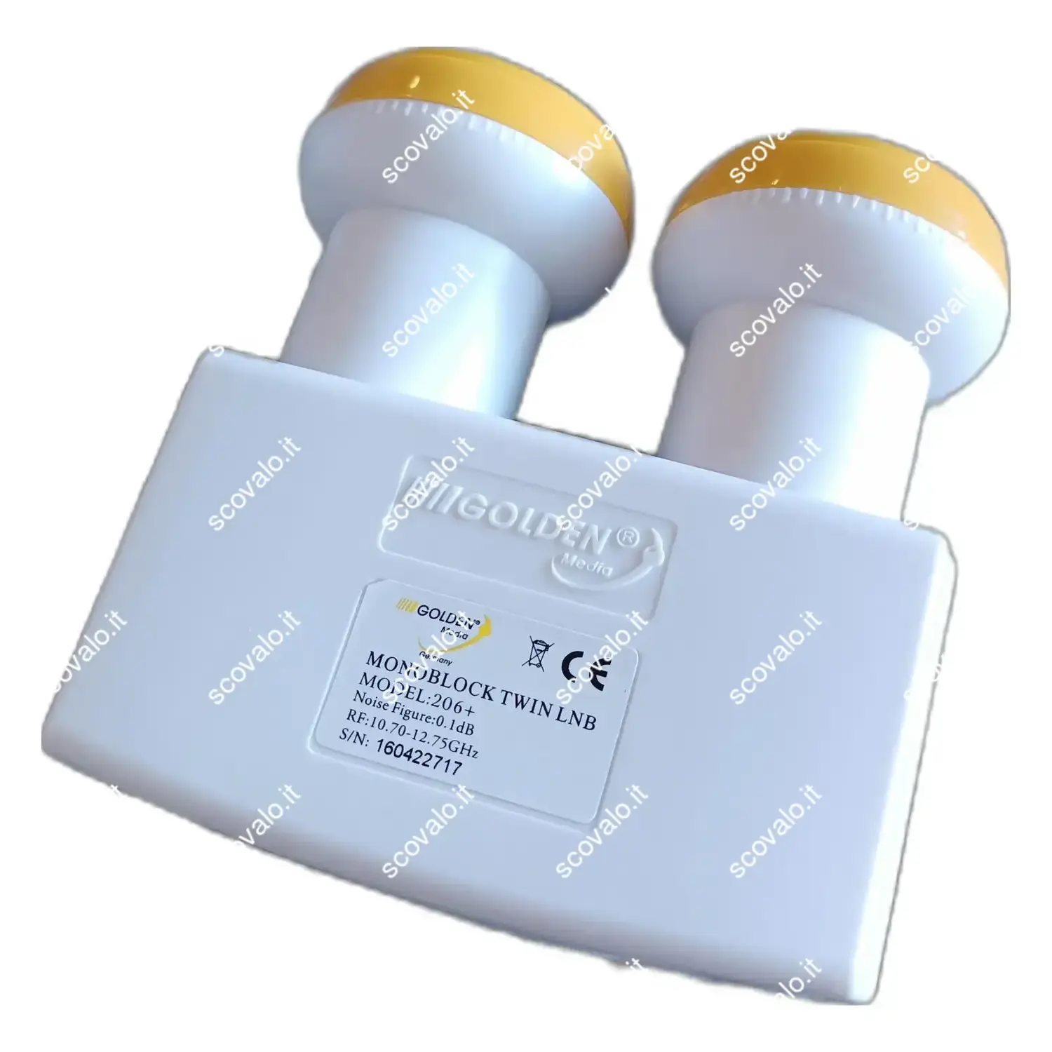 immagine lnb convertitore monoblocco hotbird astra dual feed lte 4k full hd 2 uscite