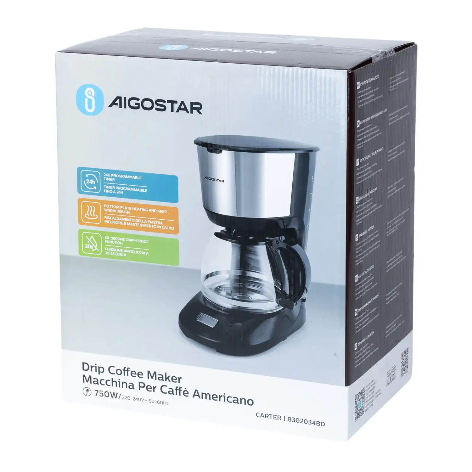 immagine Macchina per caffè americano 750W 1.25L