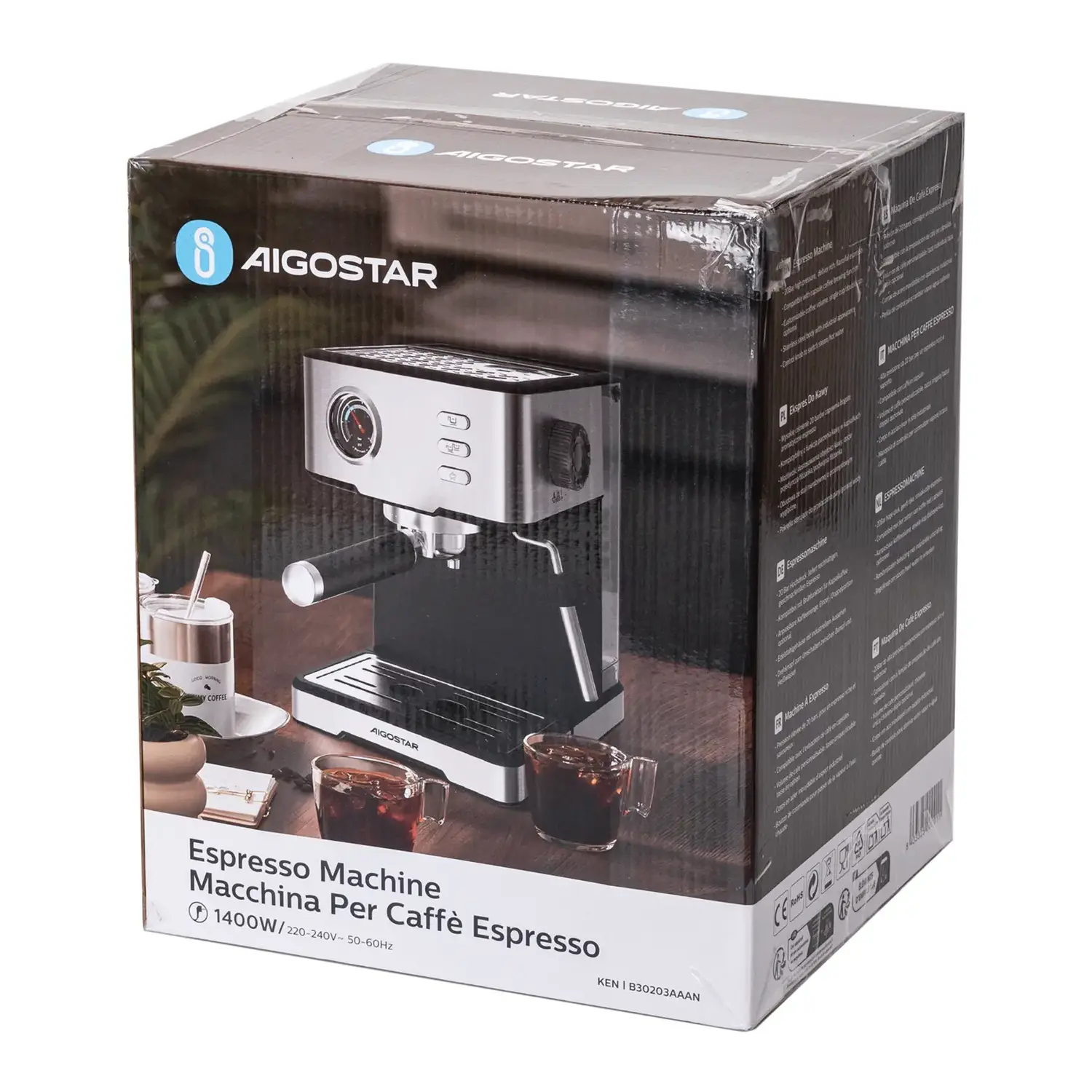 immagine Macchina per caffè espresso 1400W 20Bar 1.7L