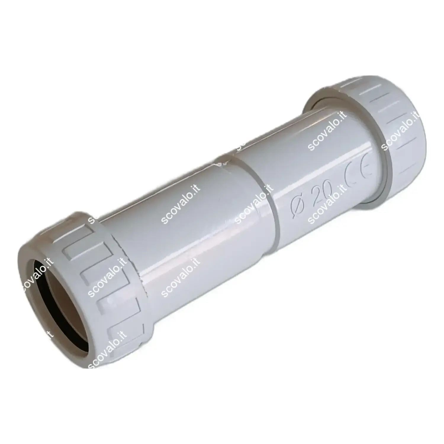 immagine manicotto giunta tubo rigido stagno impianto elettrico 20 mm ip65