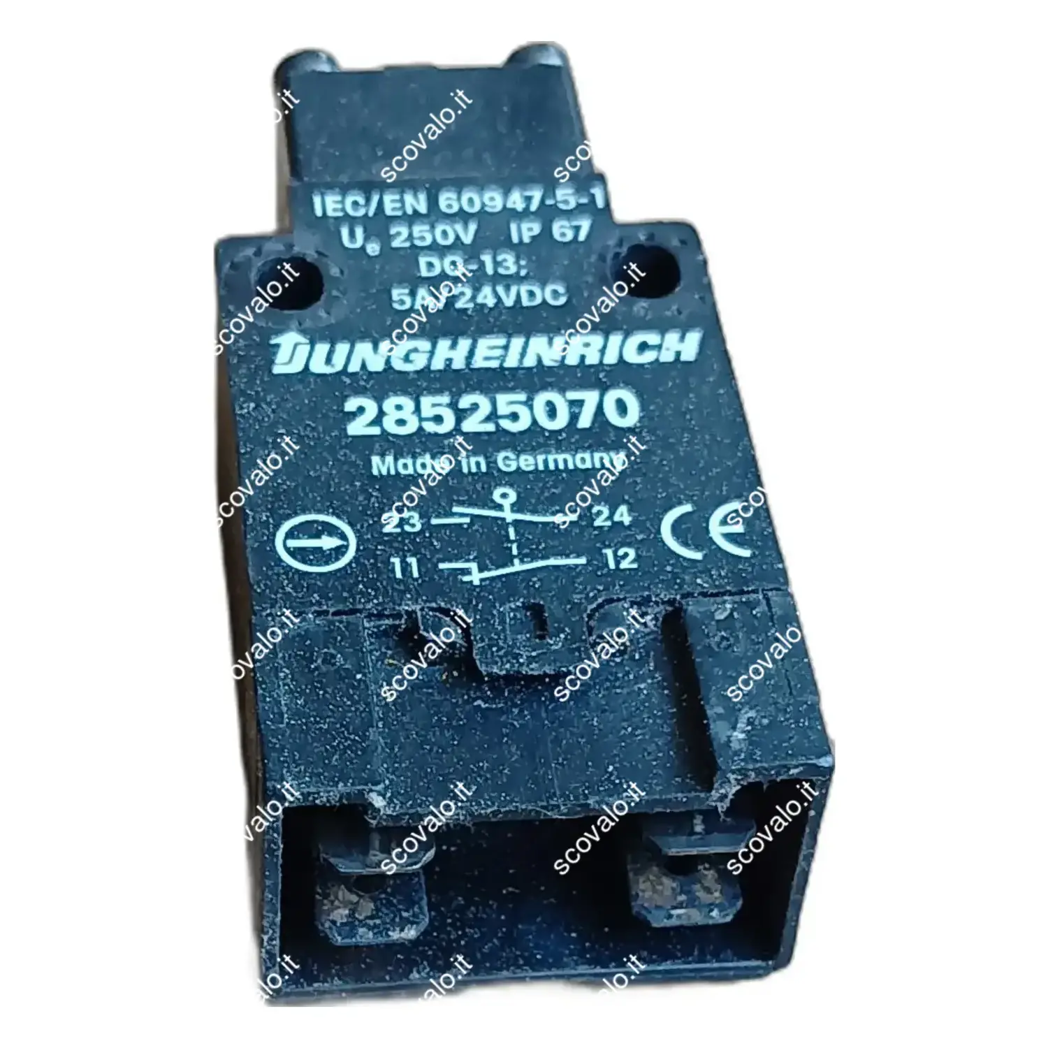 immagine micro switch interruttore Jungheinrich rotella 24v 5A 1na 1 nc usato