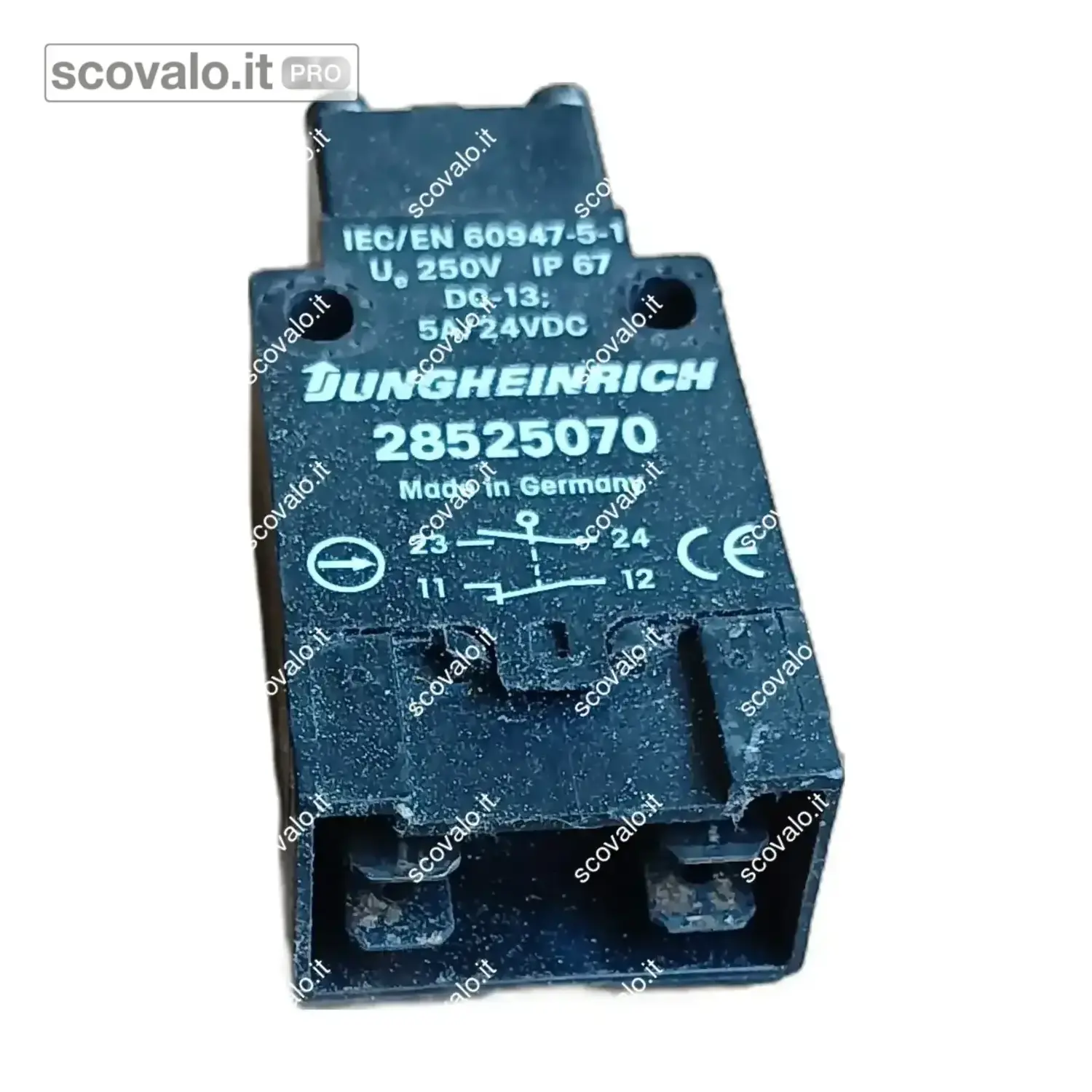 immagine del prodotto Micro Switch Jungheinrich 24V 5A 1NA 1NC Interruttore Carrello Elevatore Usato