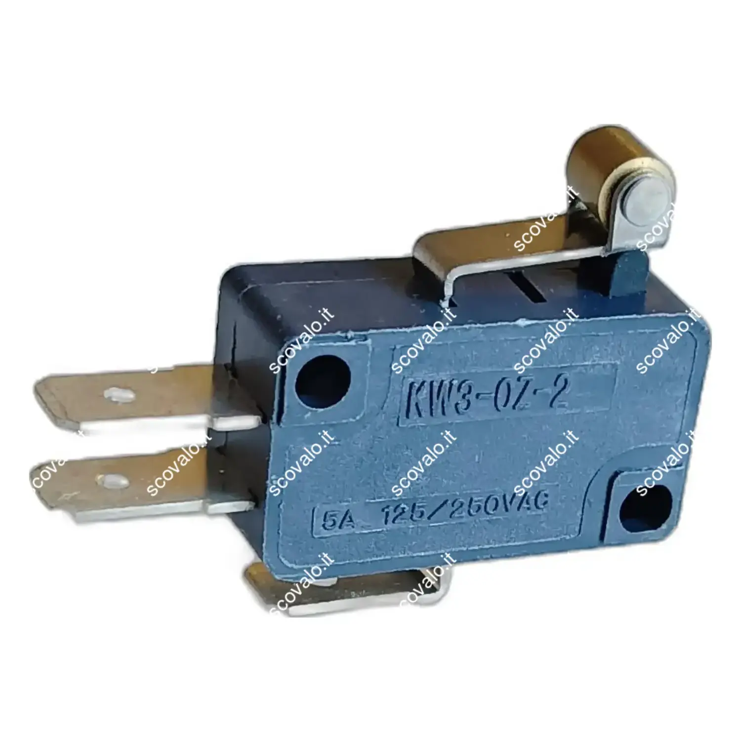 immagine microswitch a leva corta con rotella micro switch 250v nero