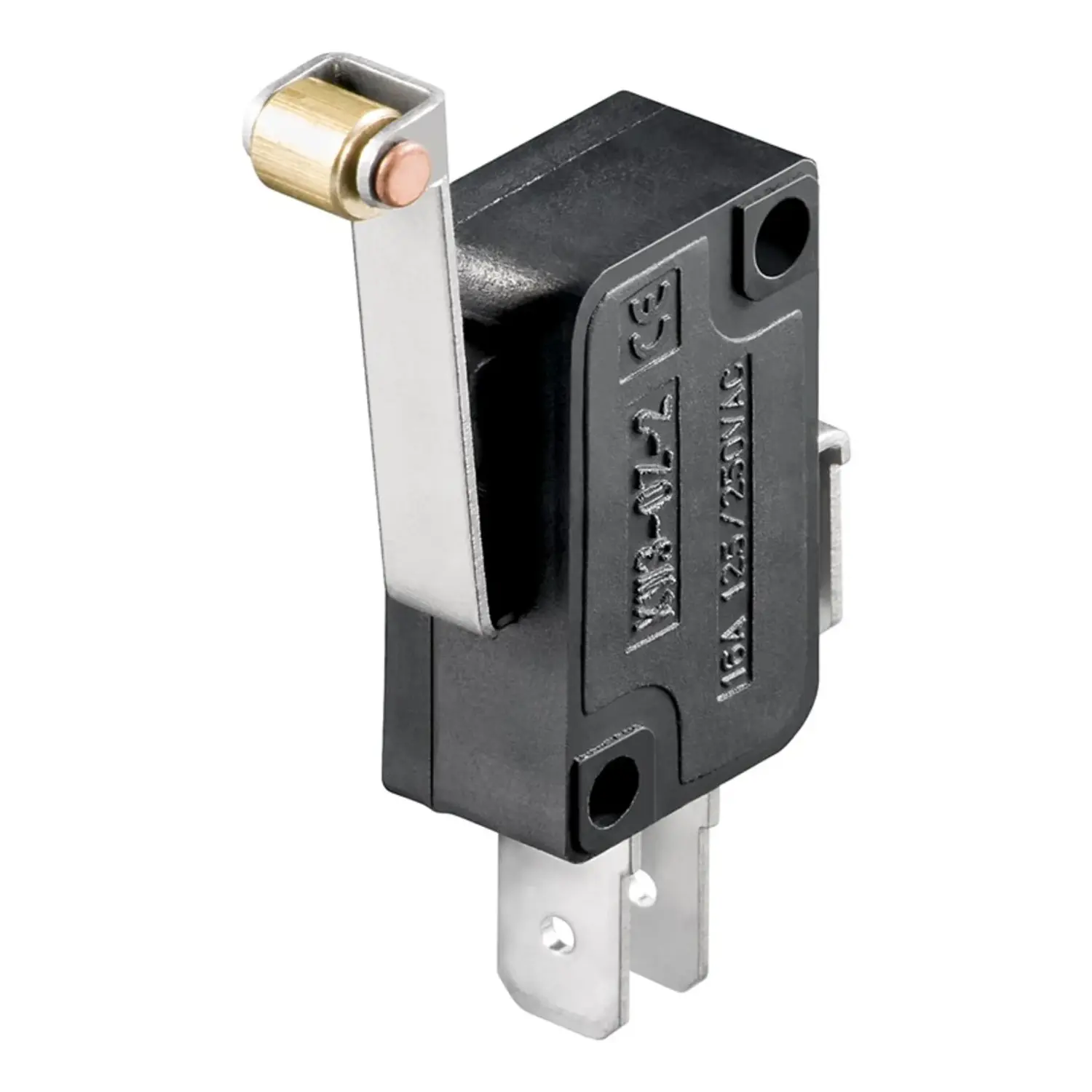 immagine del prodotto microswitch a leva corta con rotella micro switch 250v nero