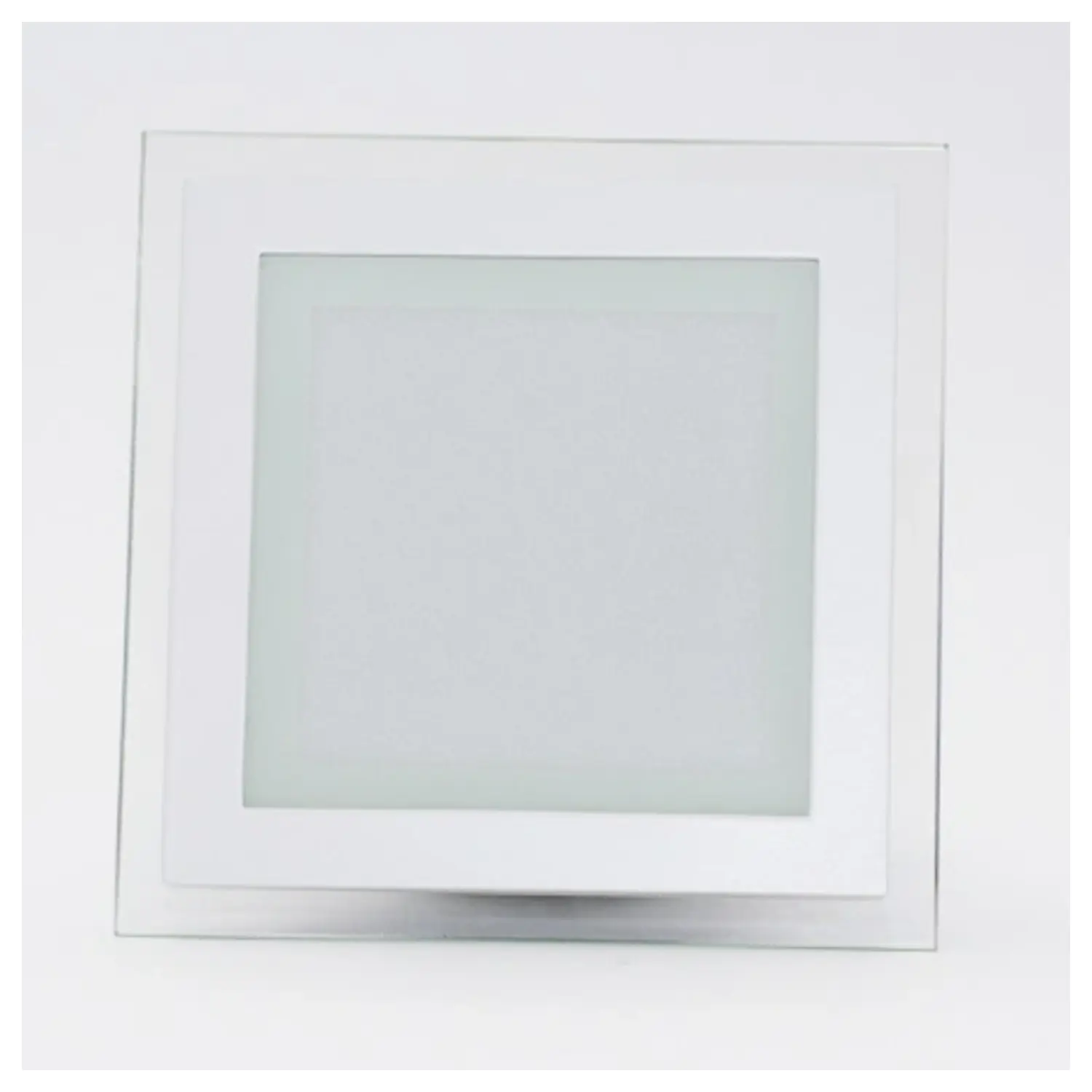 immagine mini pannel incasso cornice vetro quadrato IP20 fisso CE bianco caldo bianco 6 watt 220-240 volt 120° tec 622877