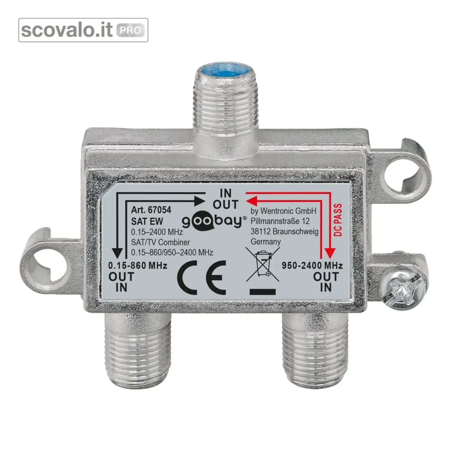 immagine del prodotto Mix Demix Miscelatore Satellitare e Digitale Terrestre 950-2400 MHz