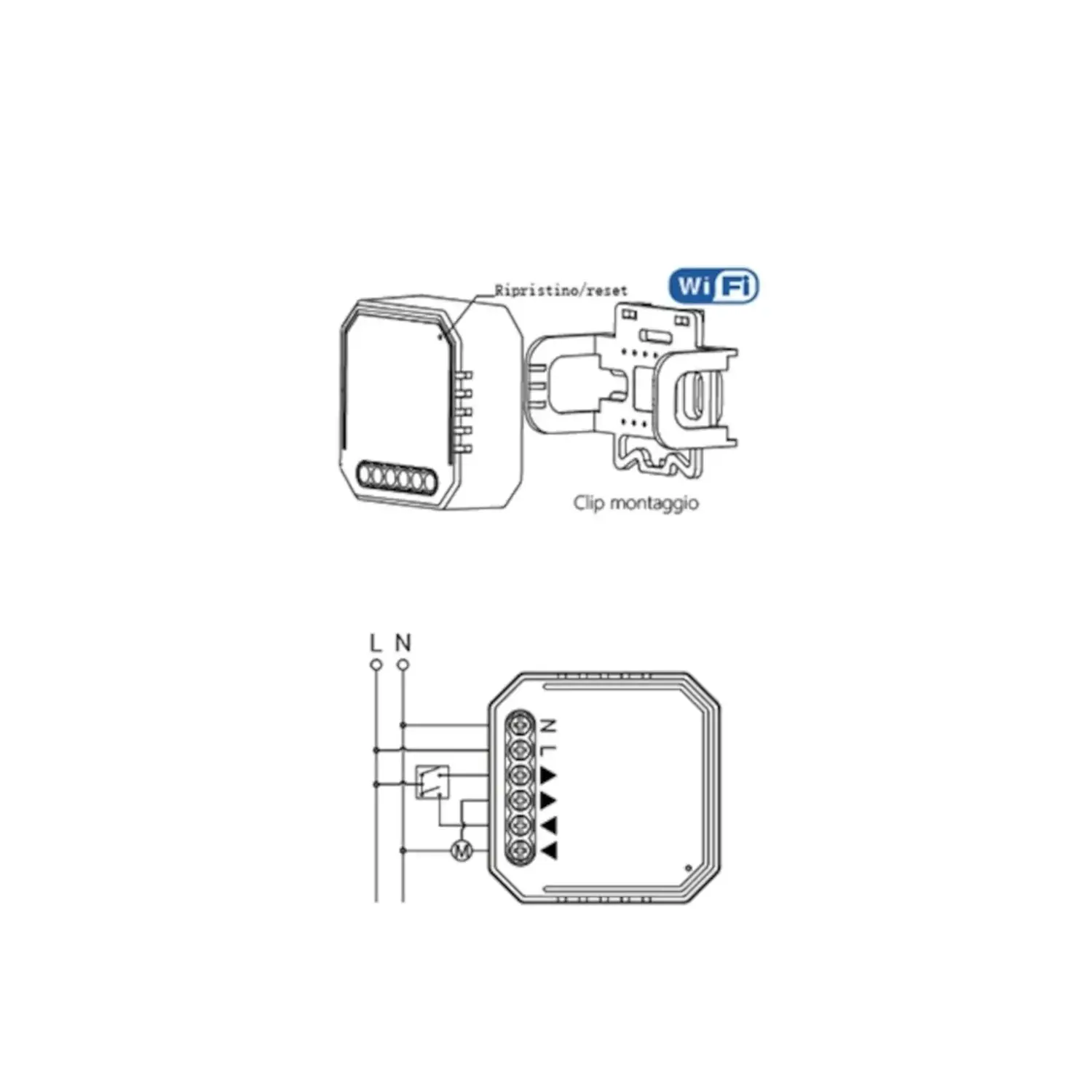 immagine homcloud modulo smart tapparelle intelligente wifi da 503 app alexa google
