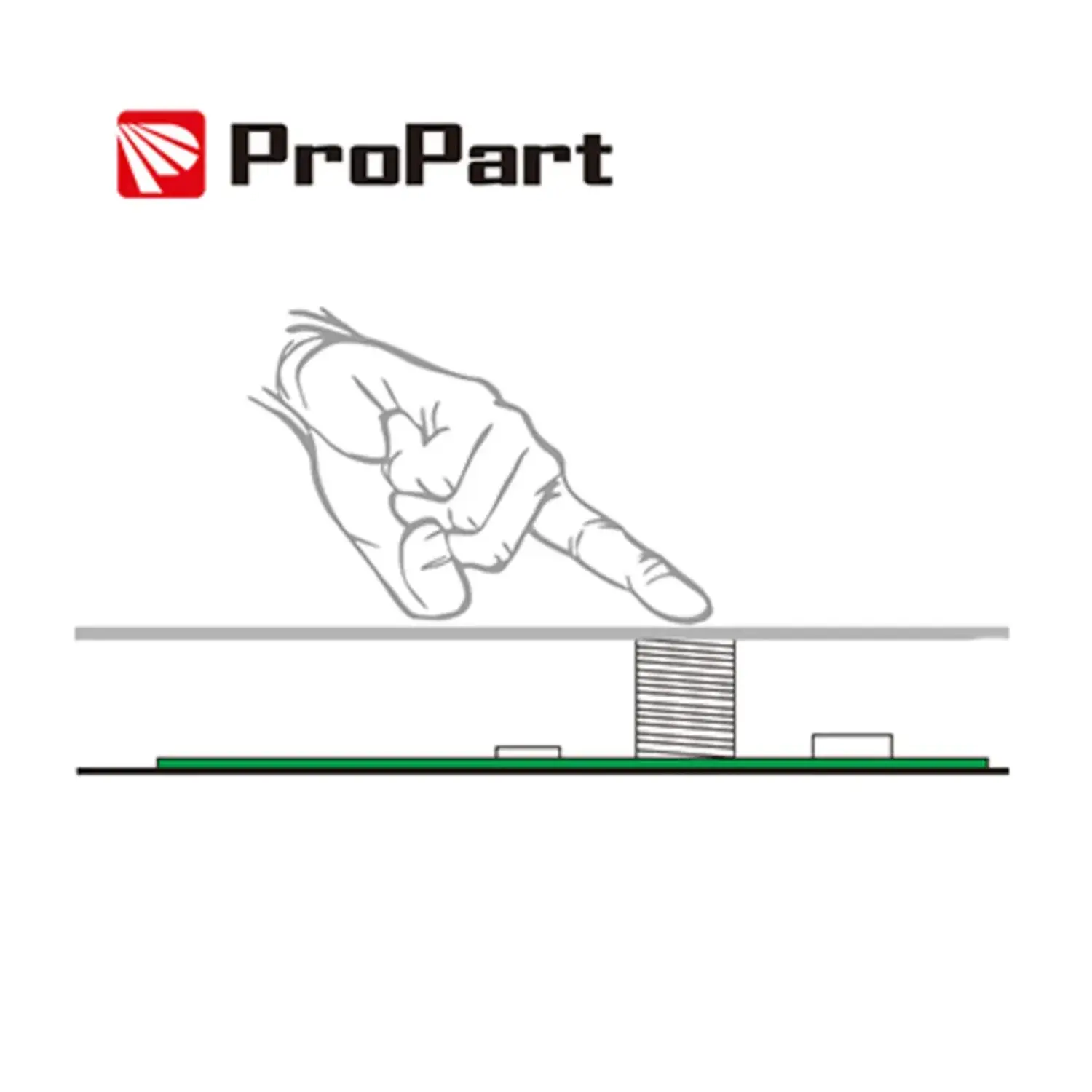 immagine modulo dimmer da profilo per striscia led 12-24 volt