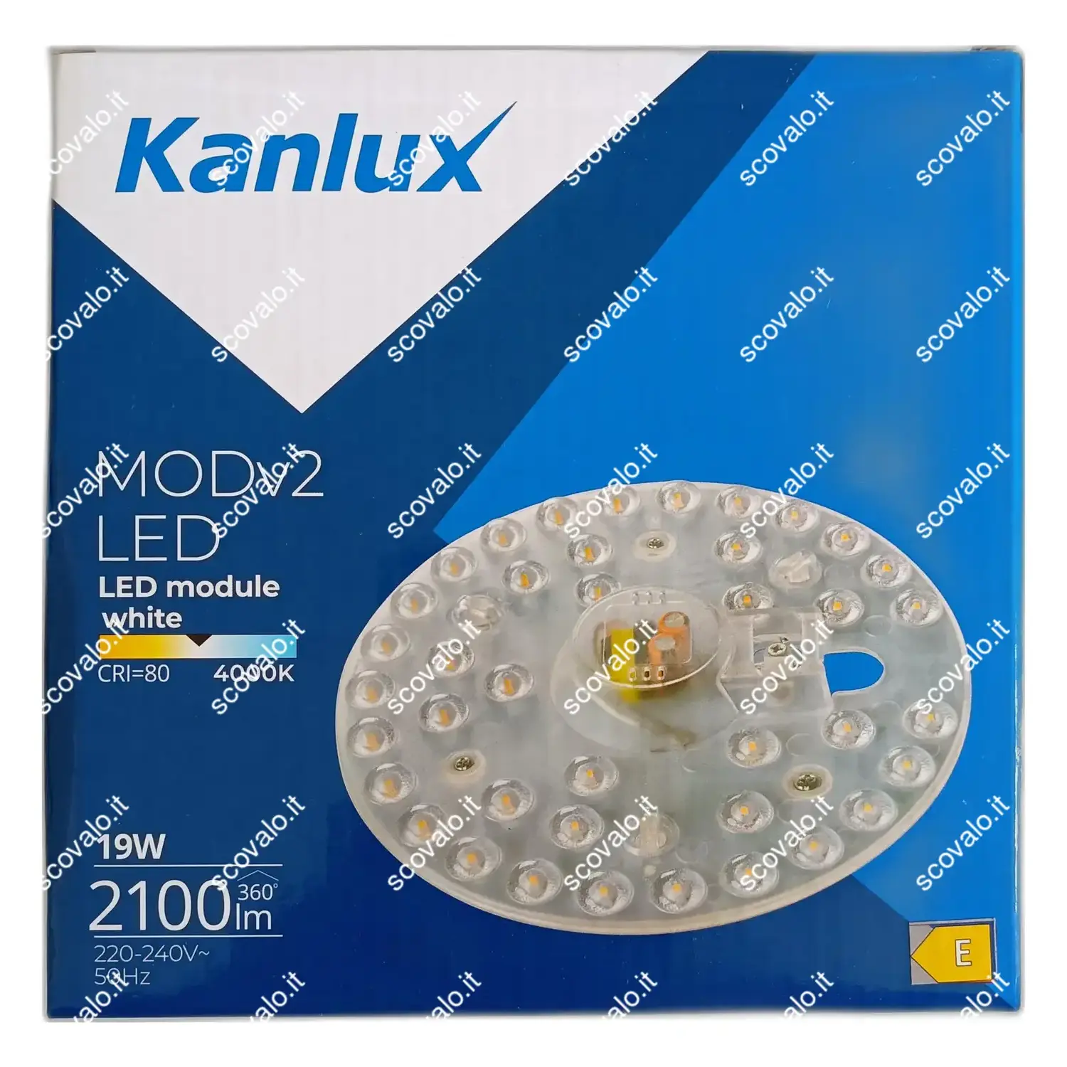 immagine modulo led circolina neon magnetico 19 watt bianco naturale