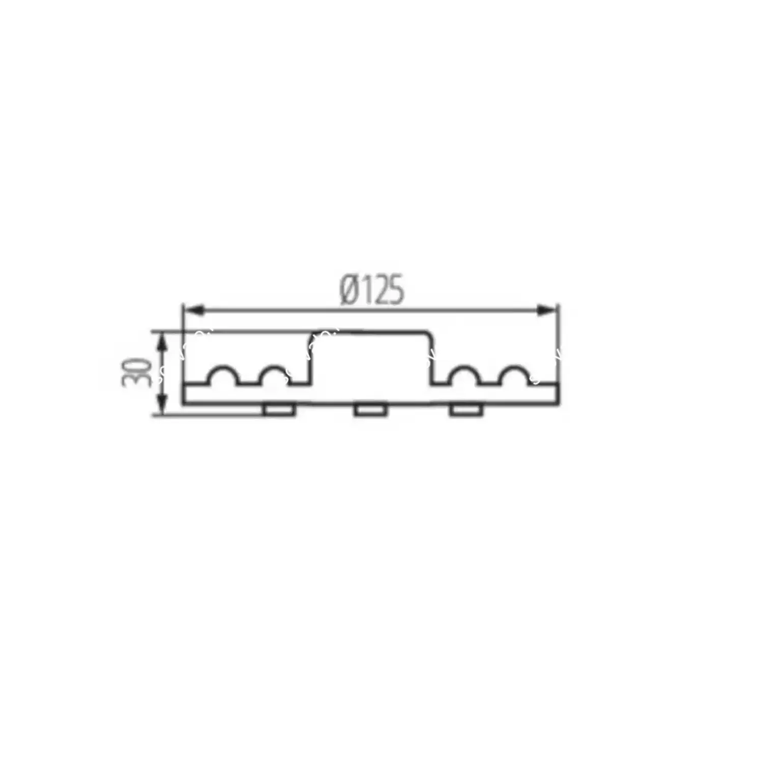 immagine modulo led circolina neon magnetico 12 watt bianco naturale