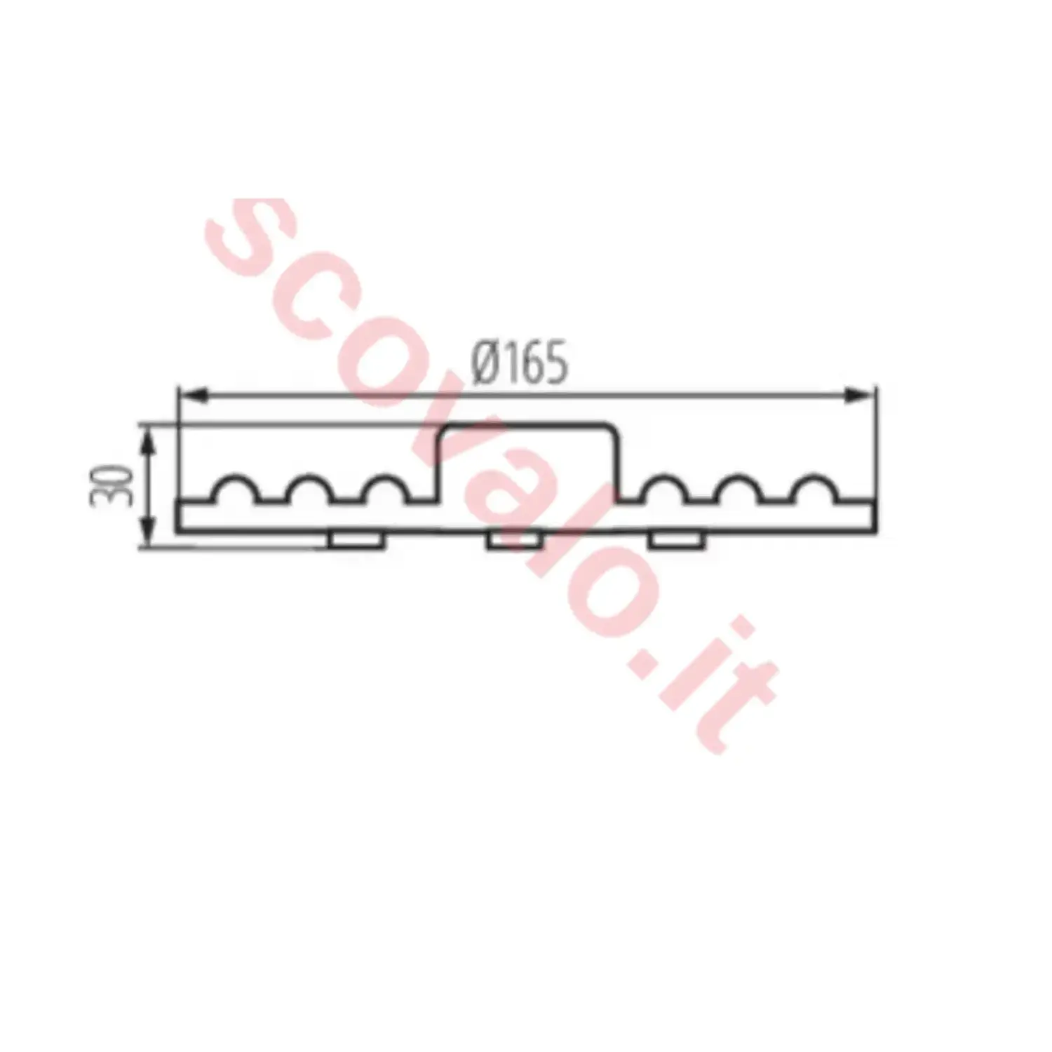 immagine modulo led circolina neon magnetico 19 watt bianco naturale