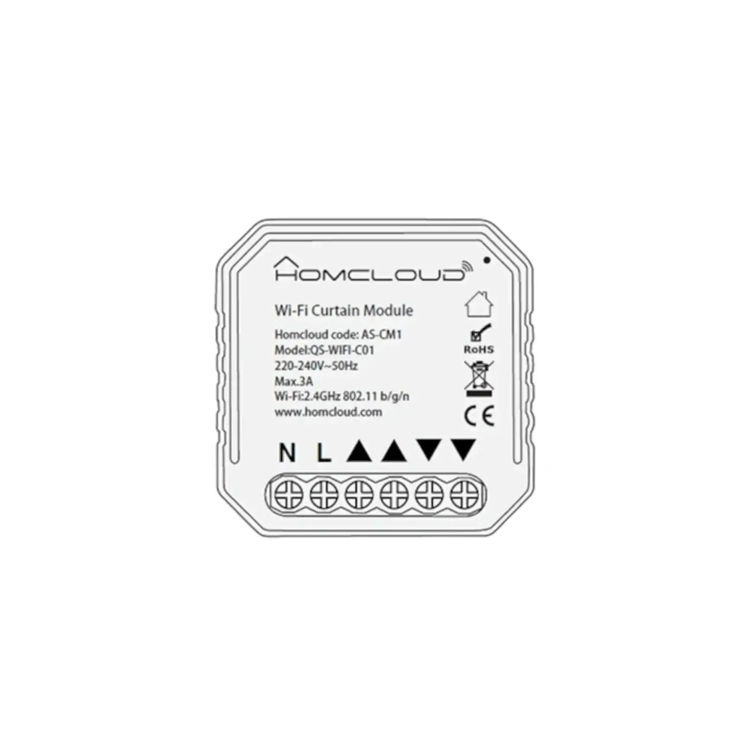 immagine homcloud modulo smart tapparelle intelligente wifi da 503 app alexa google