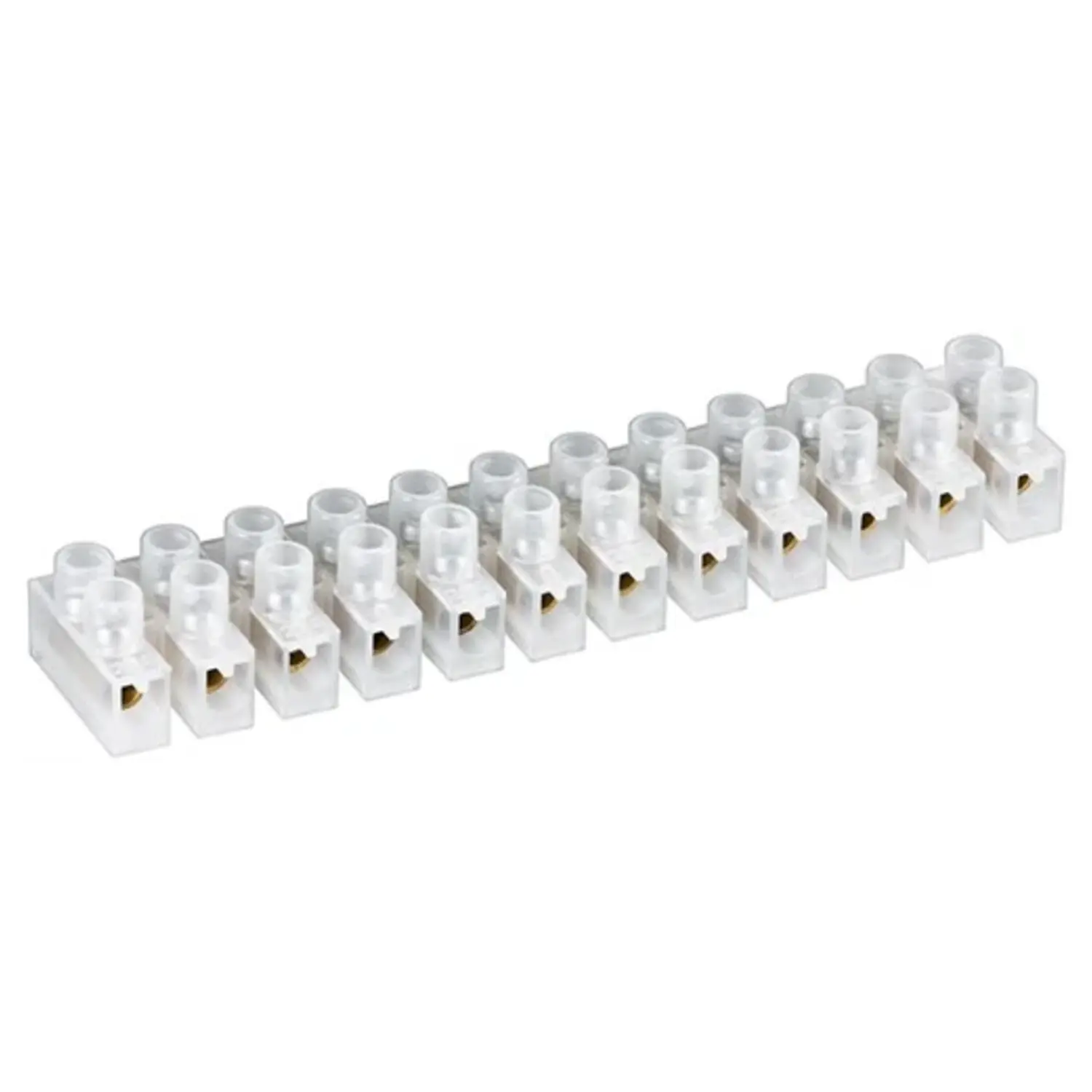 morsettiera elettrica mammut doppia innesto rapido bianco 6 mm