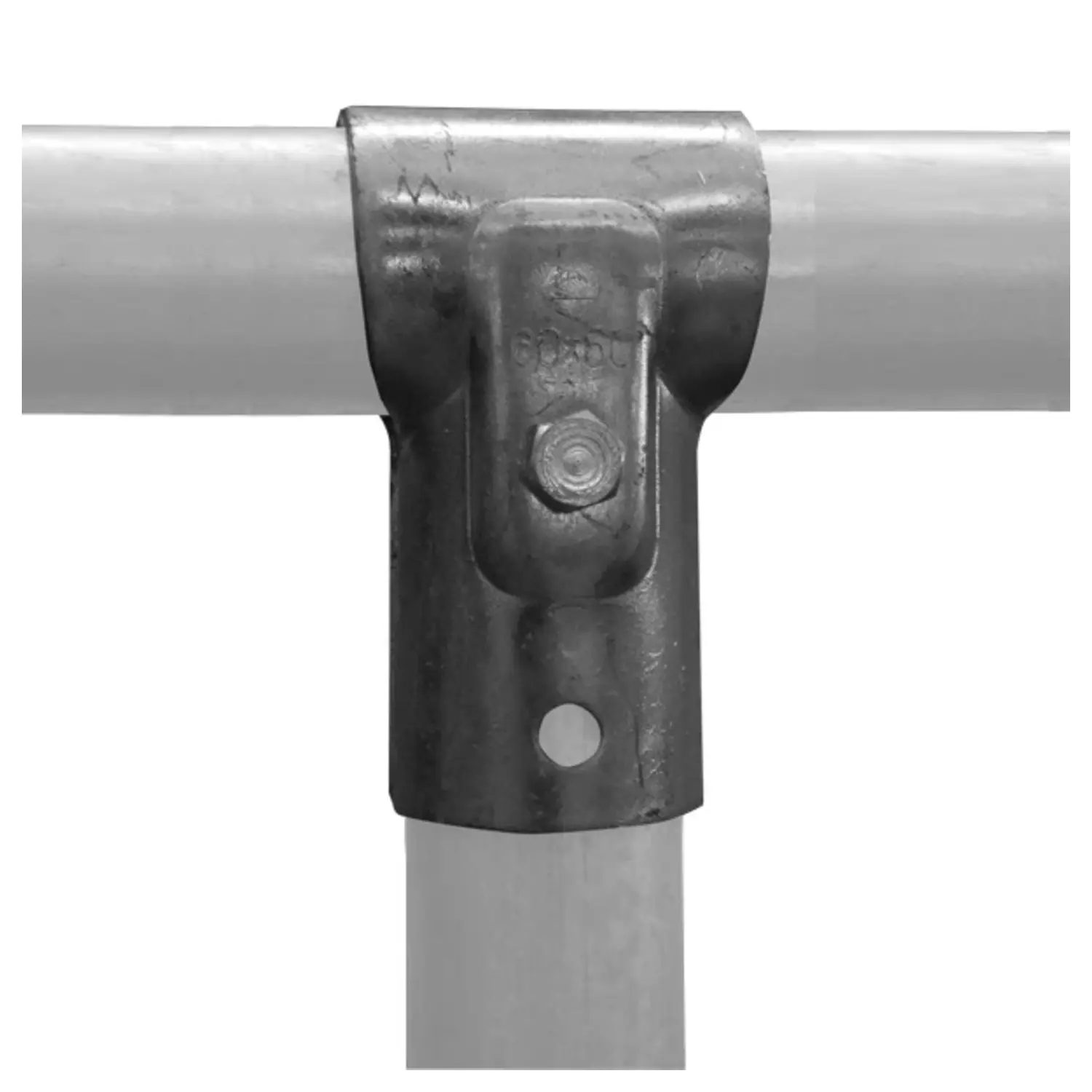 immagine del prodotto morsetto a T ad 1 bullone per tubolare serra zincato 1/2" 21mm