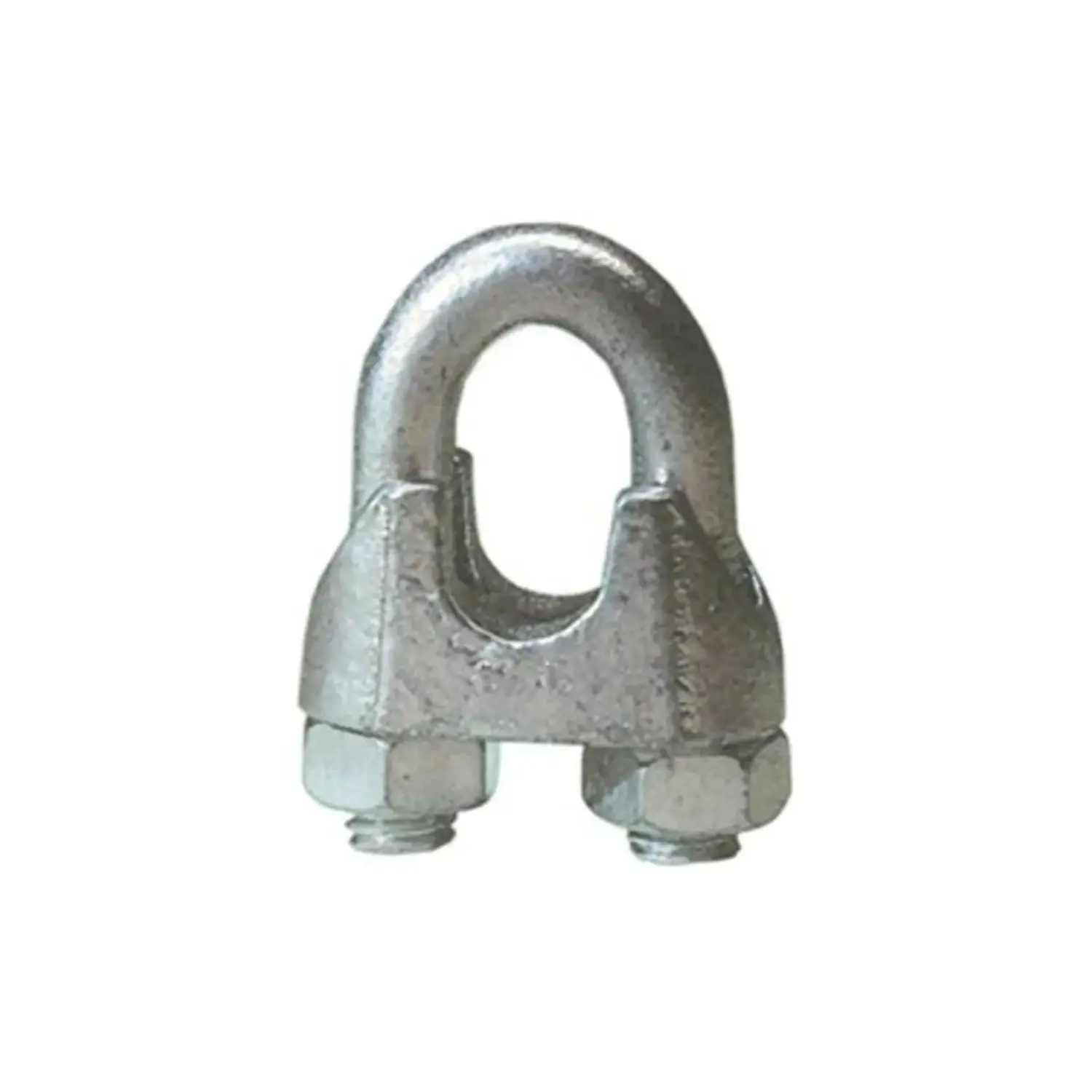 immagine del prodotto morsetto per fune metallica acciaio zincato 3 mm bullone robusto 10 pezzi