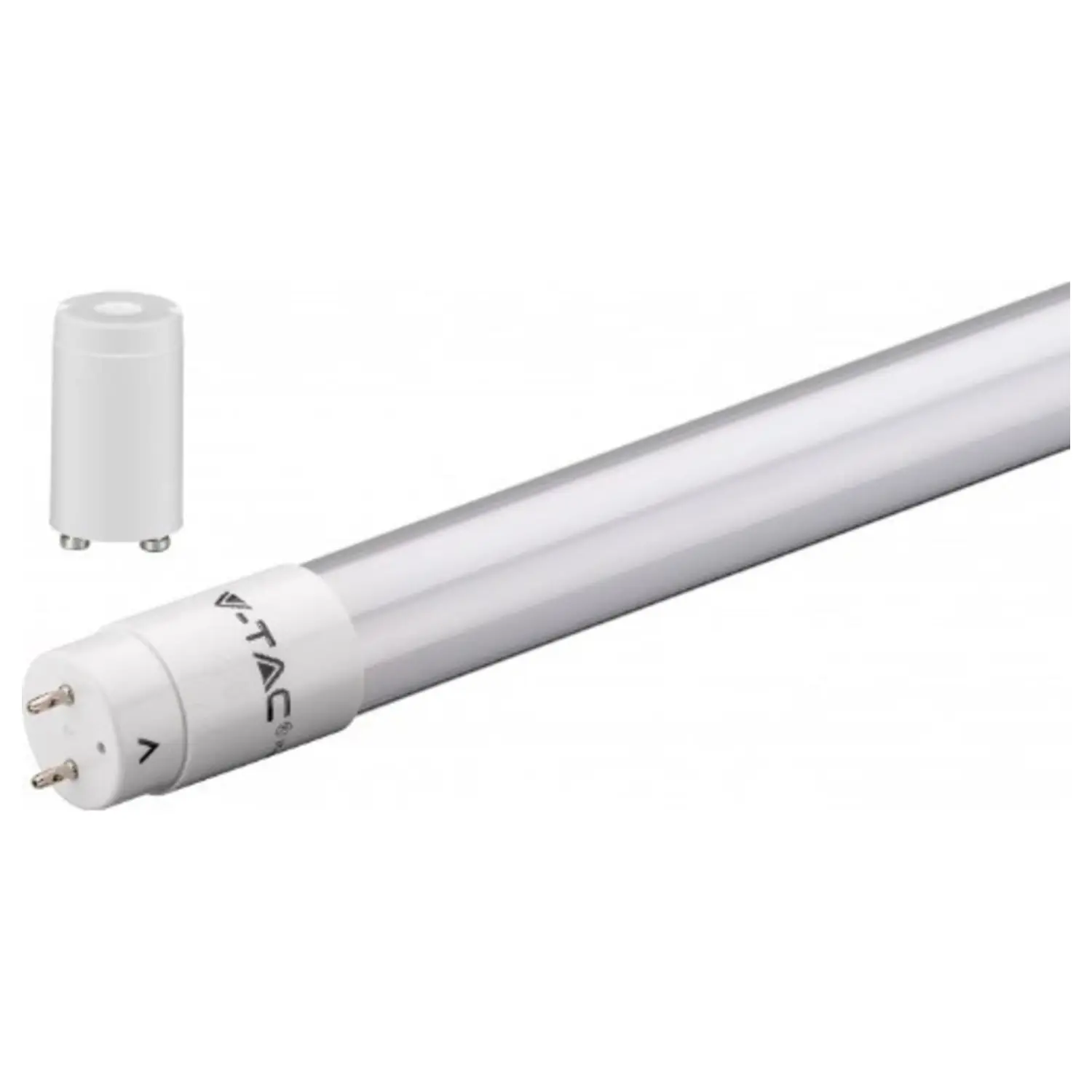 immagine del prodotto tubo led neon lineare starter incluso g13 18 watt bianco freddo 1,2 mt