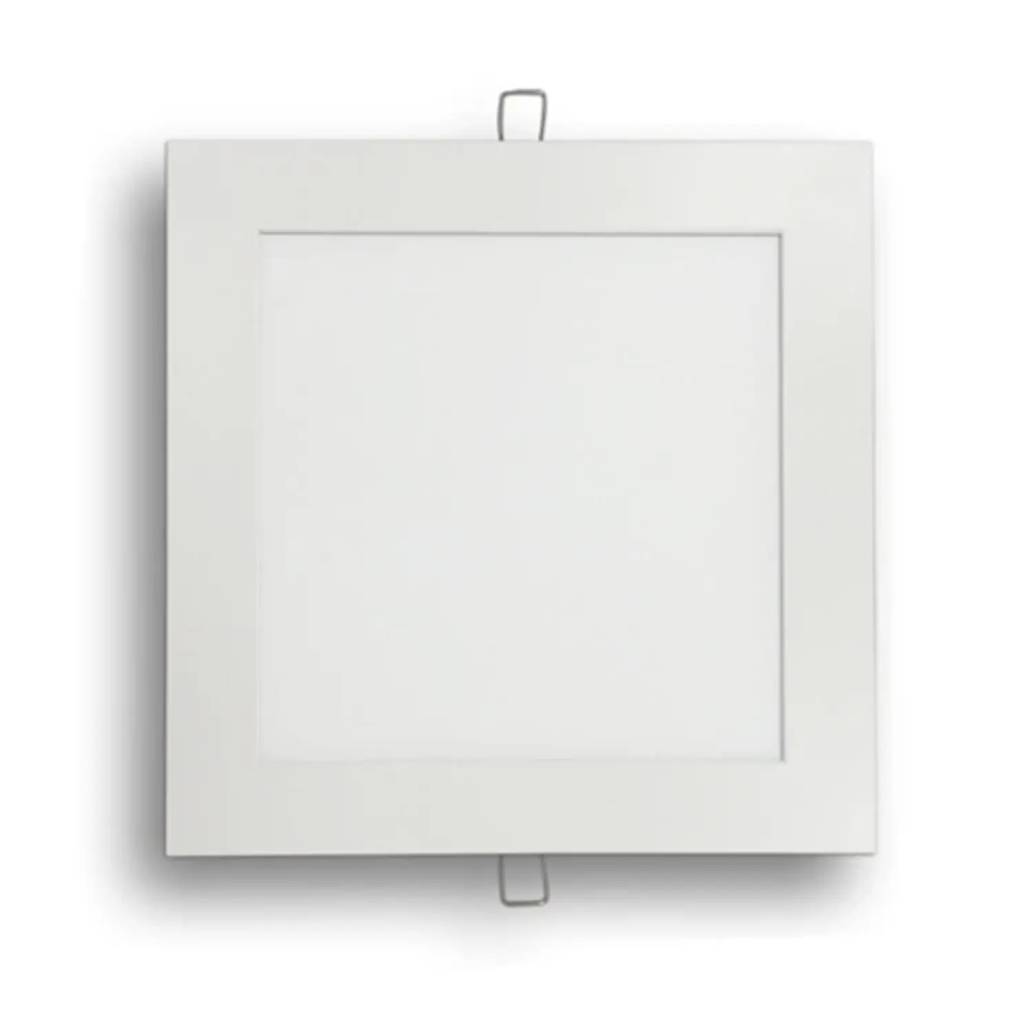 immagine pannello led slim faretto incasso chip samsung 6 watt bianco caldo quadrato