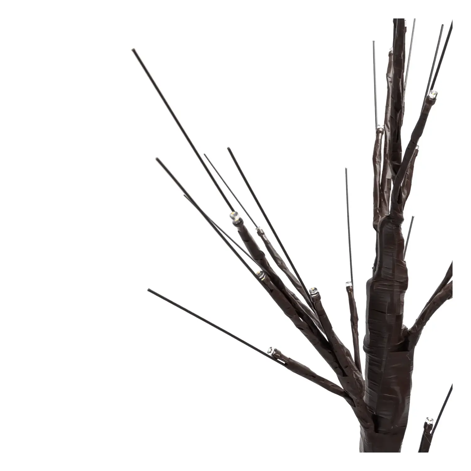 immagine Piante artificiali luminose solari, albero di rattan 2m+0,6m 24LED