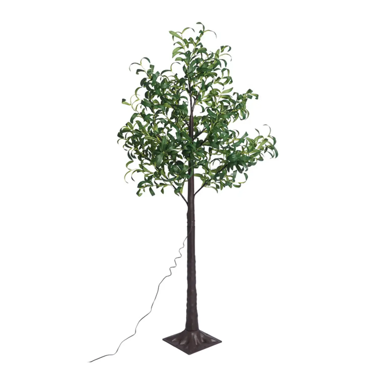 immagine Piante artificiali luminose solari, albero di ulivo 2m+1,5m 210LED