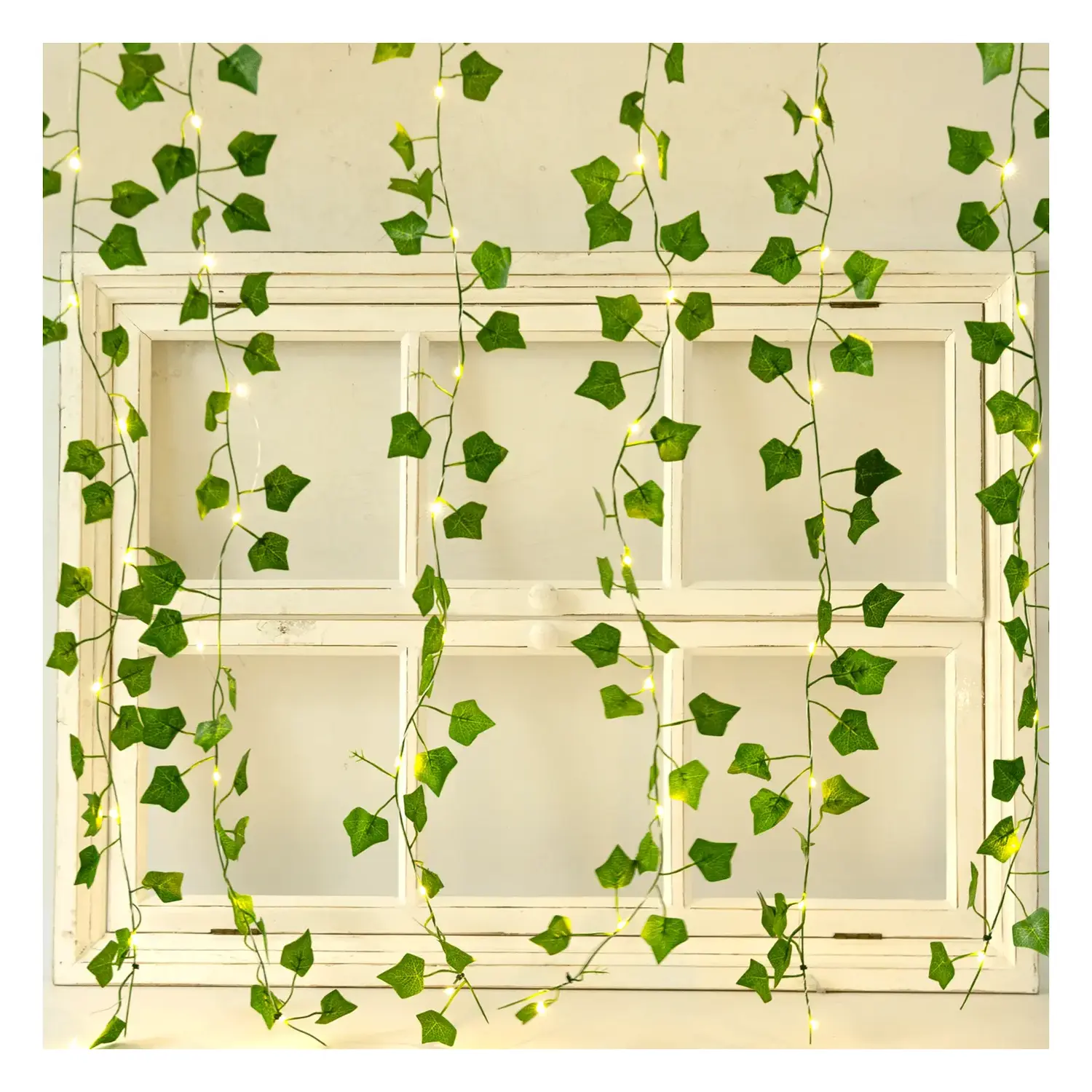 immagine del prodotto Piante artificiali luminose solari, edera a cascata 3m+1m*1m 70LED