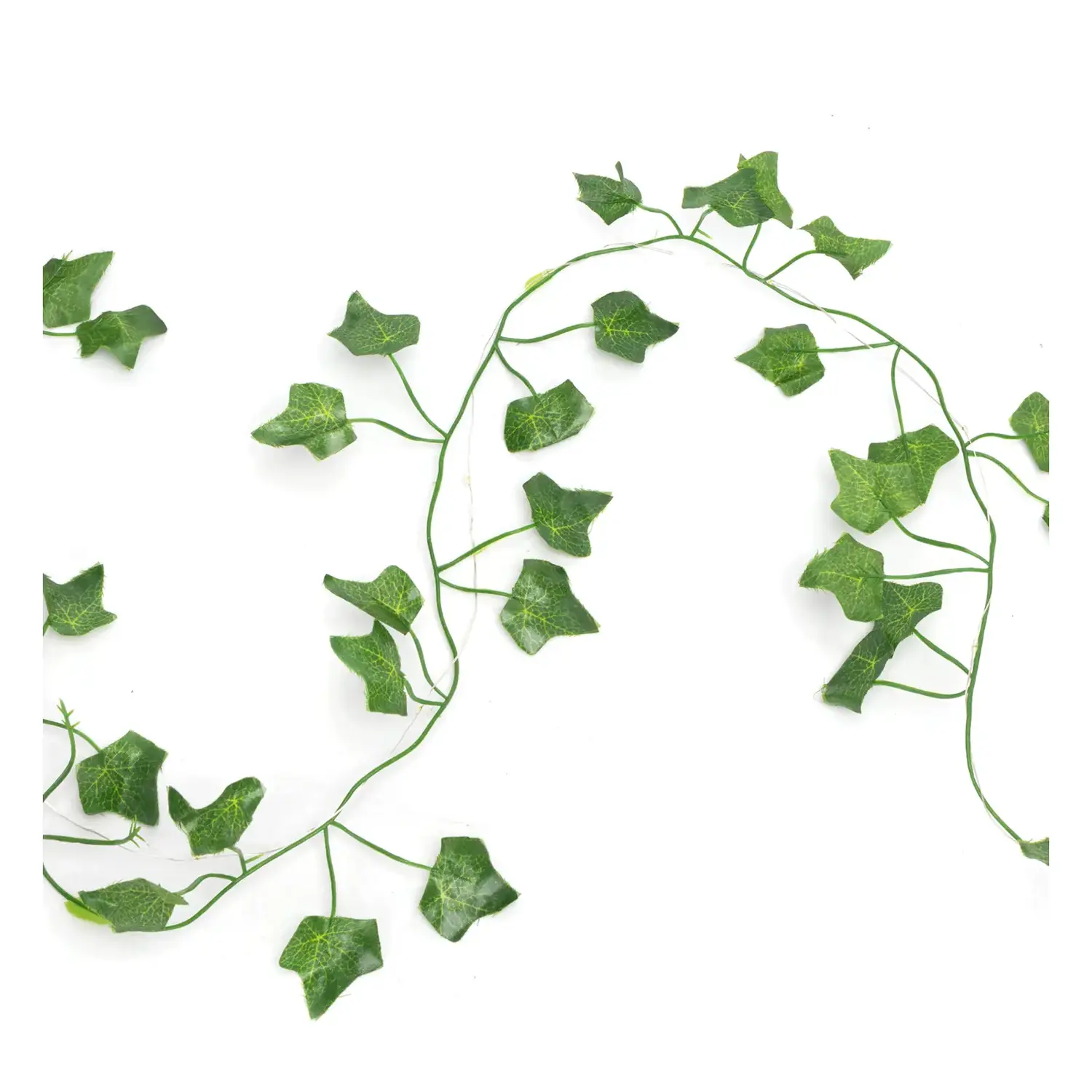 immagine Piante artificiali luminose solari, edera lineare 2m+10m 100LED