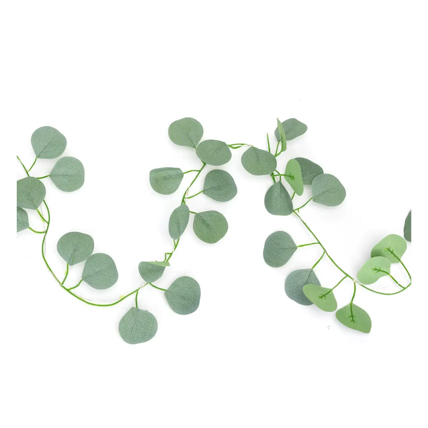 immagine Piante artificiali luminose solari, eucalipto lineare 2m+10m 100LED