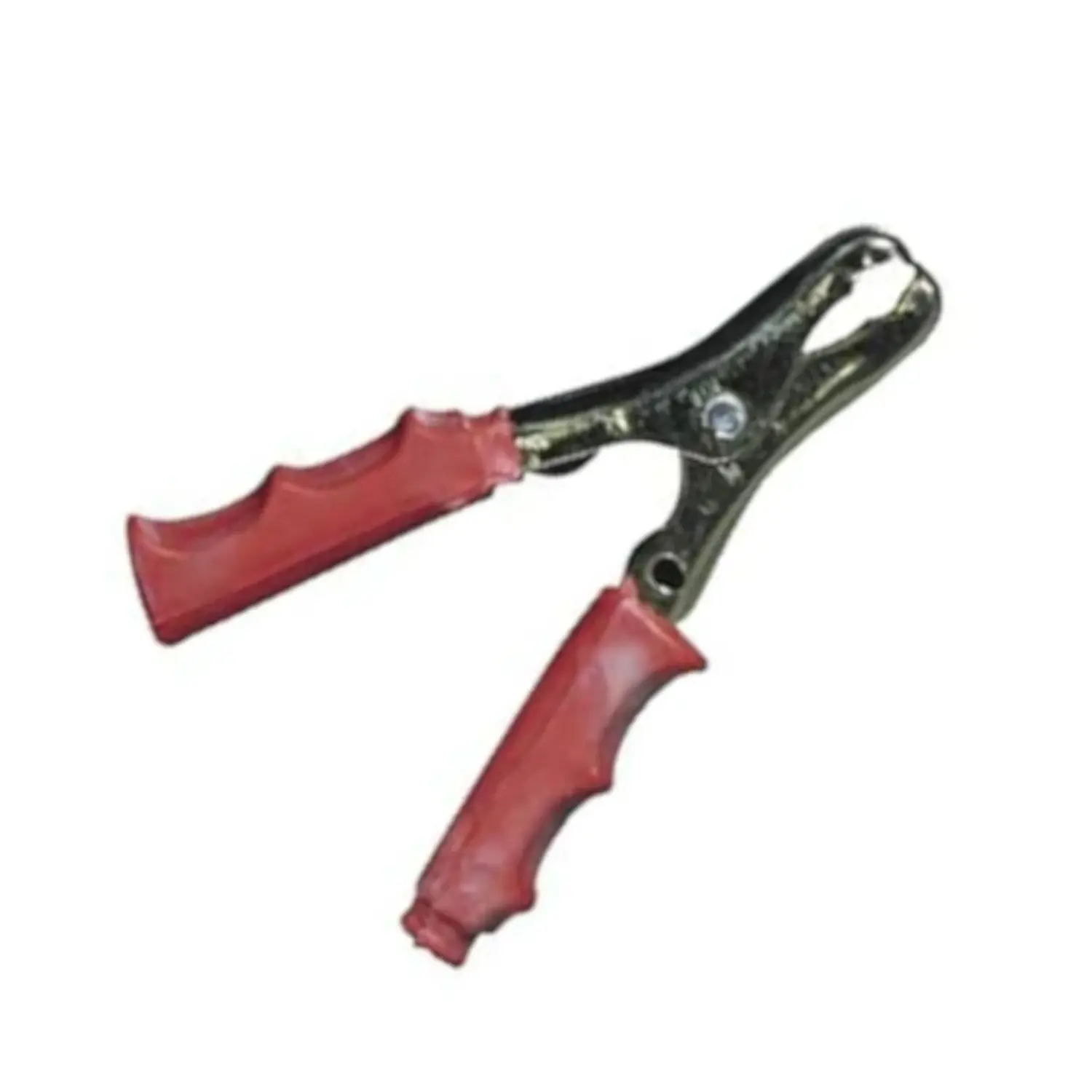 immagine pinza coccodrillo batteria 125mm 80A connettore clip auto rosso