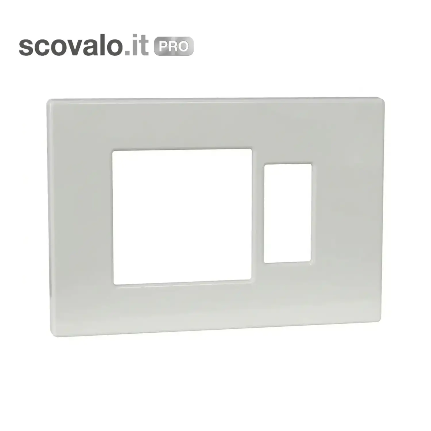 immagine del prodotto Placca Avorio 1 Posto Schuko 503 Compatibile Bticino Magic Marlanvil