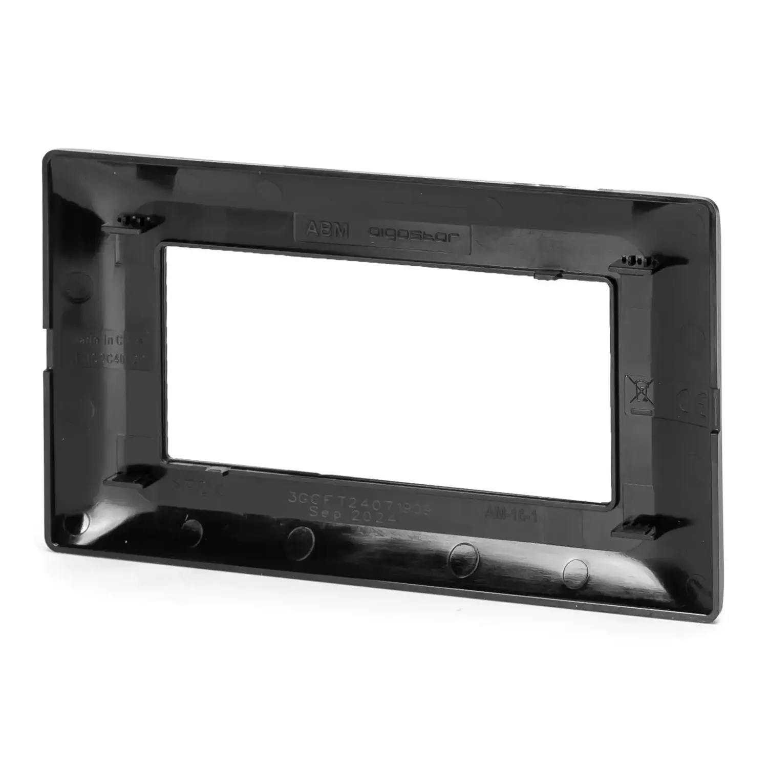 immagine placca compatibile matix colore nero 4 fori