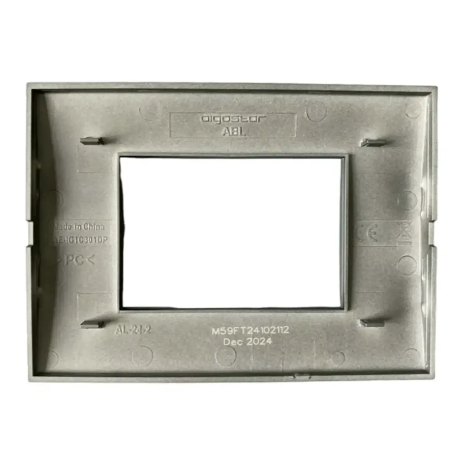 immagine Placca 3 Fori Grigia Compatibile Bticino Livinglight International