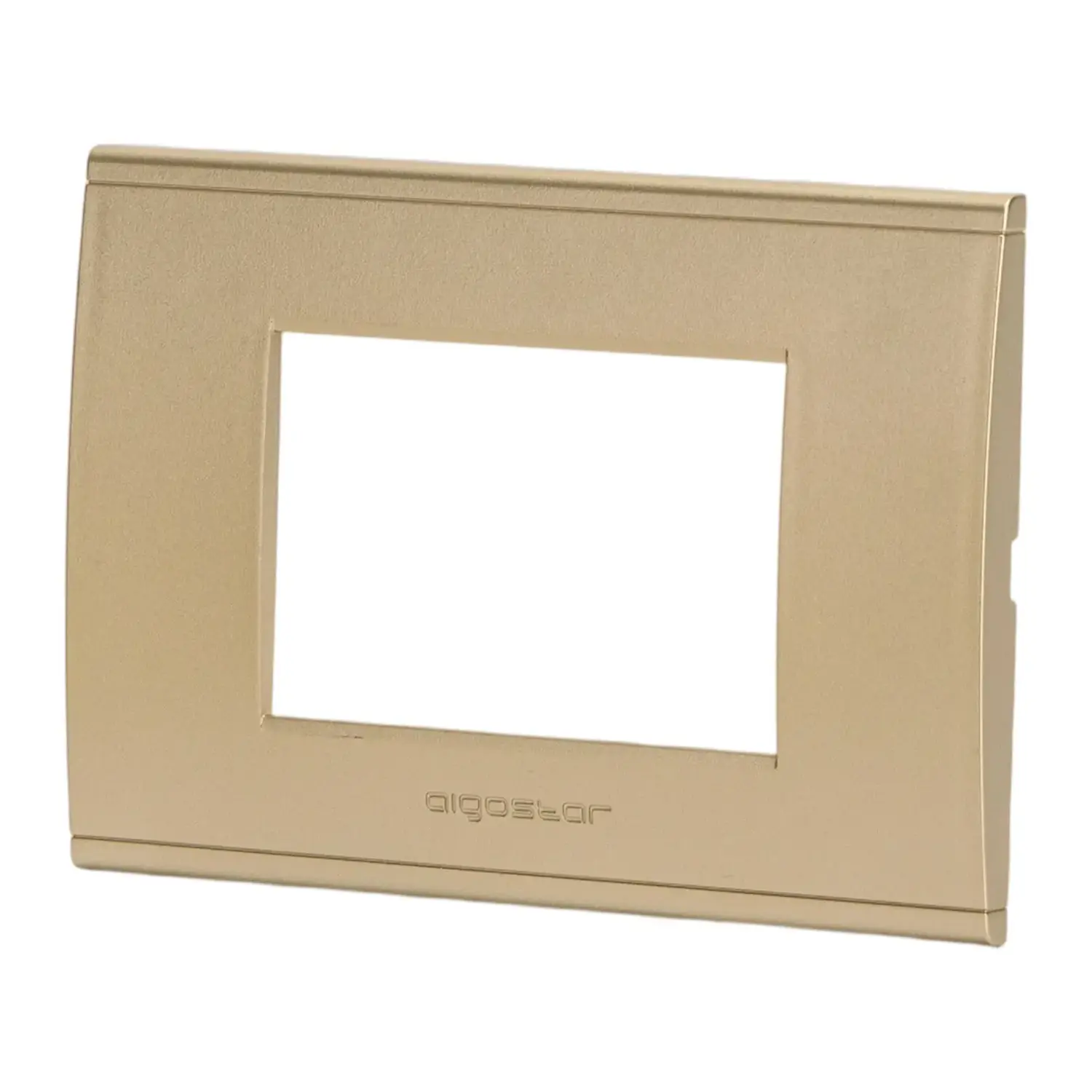 immagine del prodotto placca di plastica compatibile bticino livinglight international oro 3 fori