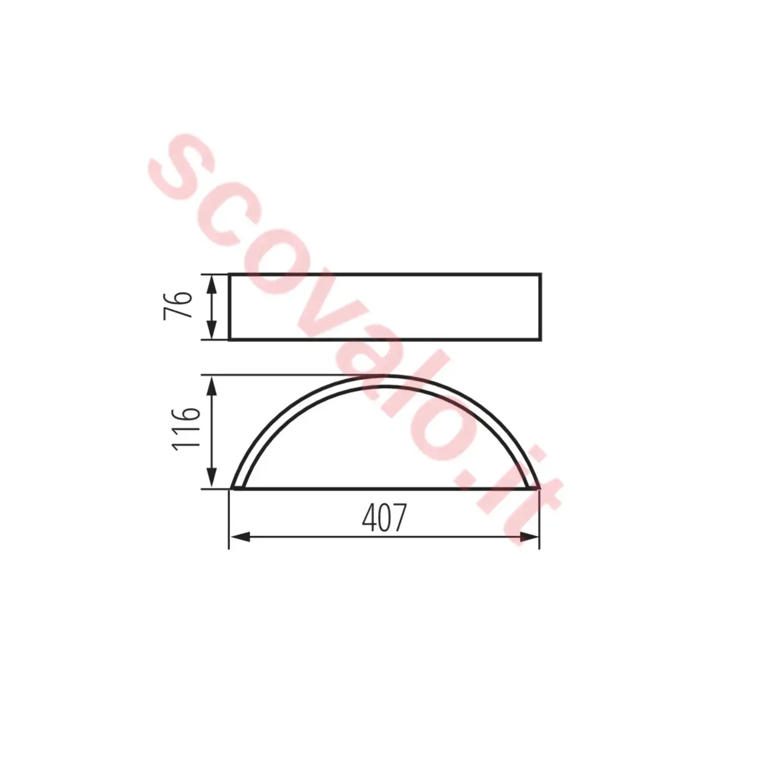 immagine plafoniera lampada parete legno applique e27 bianco mezza luna