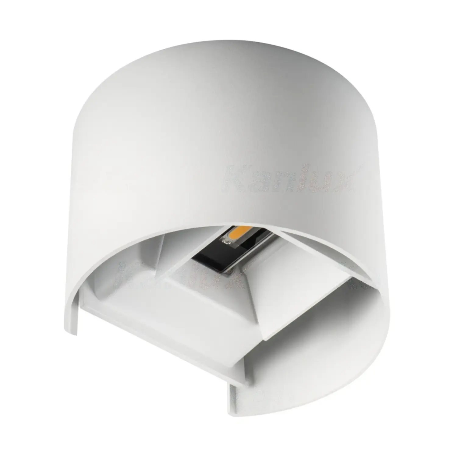immagine del prodotto lampada parete muro led applique doppia luce 7 watt bianco naturale bianco tondo