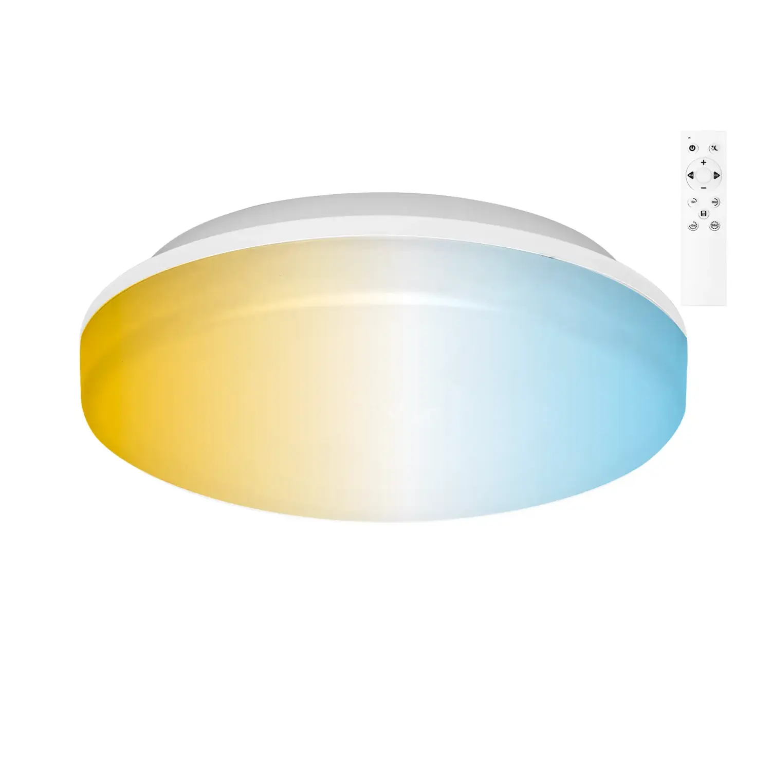 immagine del prodotto Plafoniera LED stagna 24W CCT con telecomando