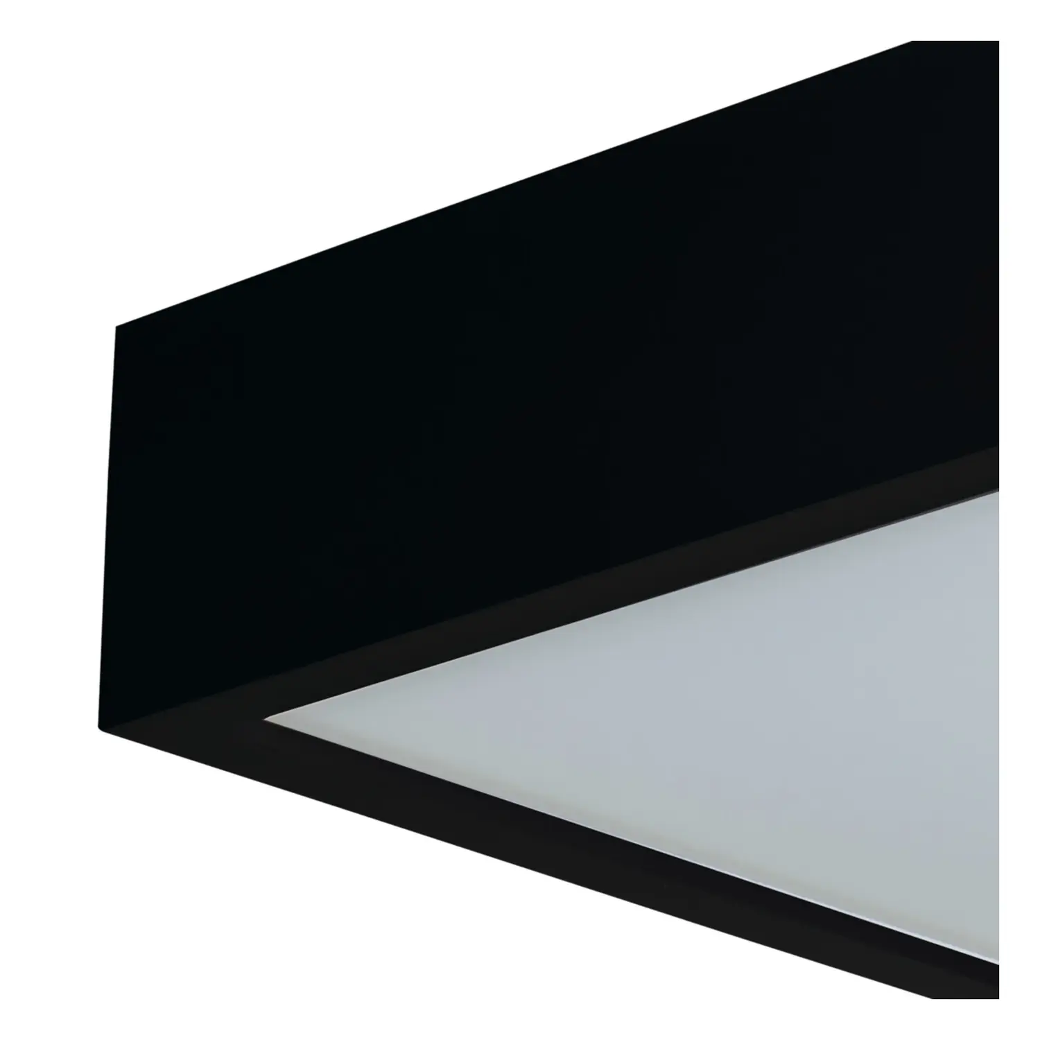 immagine plafoniera legno soffitto e27 305 mm nero quadrato