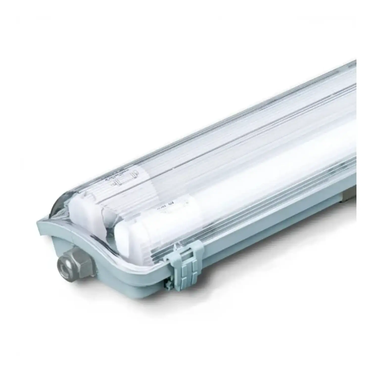 immagine del prodotto plafoniera neon tubi led 2x10 watt bianco naturale 2 luci 60 cm