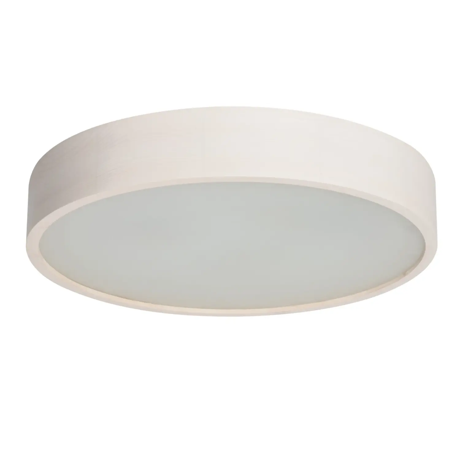 variante e27 - 475 mm - bianco legno - tondo