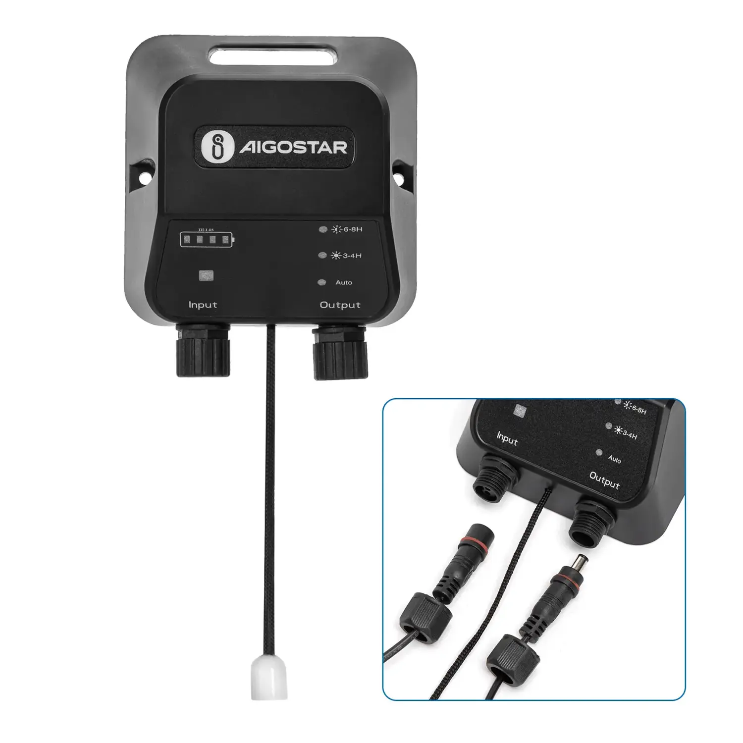 immagine Plafoniera solare con accumulatore fotovoltaico 35W*2 6500K