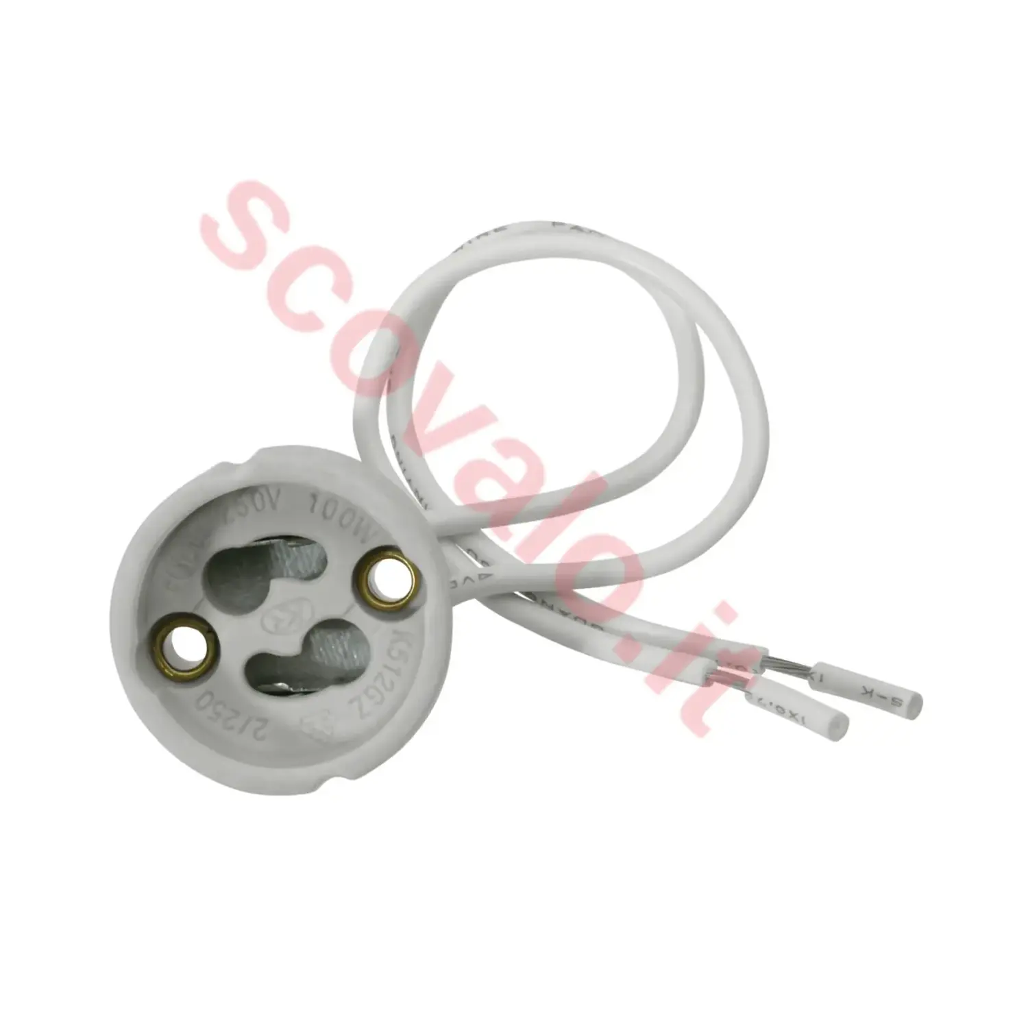 immagine porta faretto incasso anello doppio colore 230v gu10 bianco-antracite