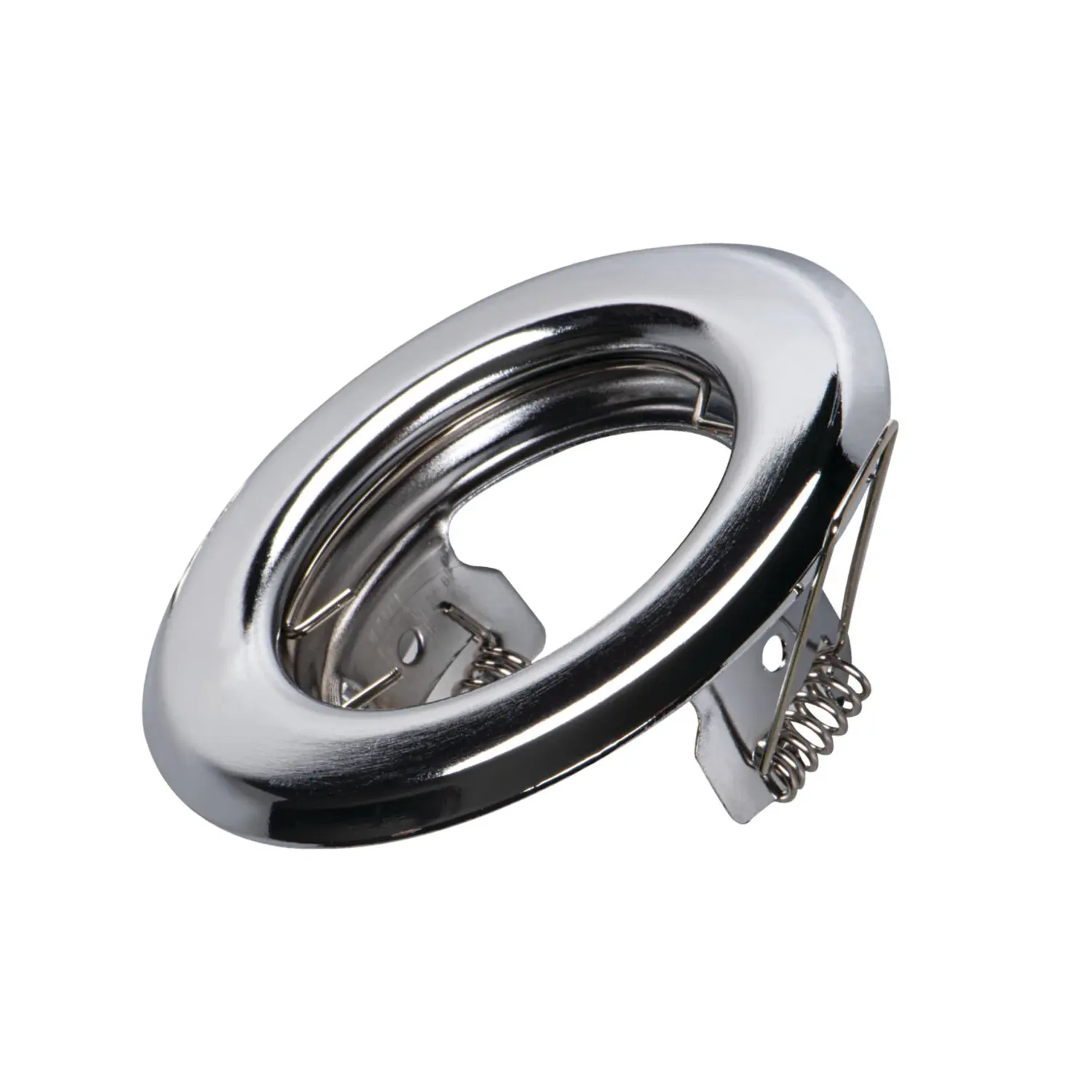 variante gx5,3 - cromo - fisso - foro 60 mm - tondo