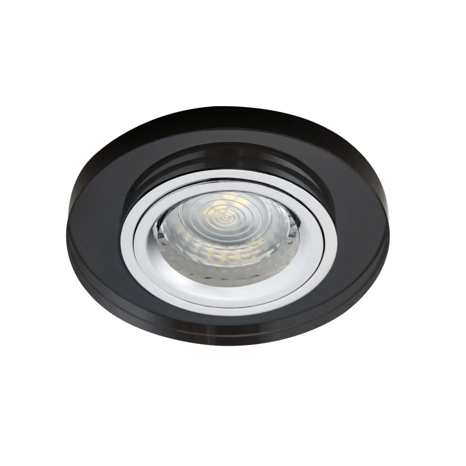 variante gu10 - vetro - blu scuro - 1 luce - fisso - tondo