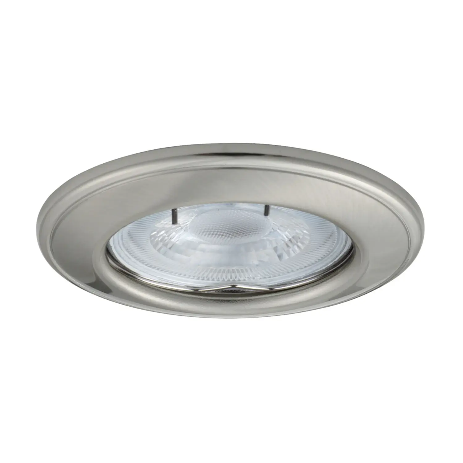 variante gx5,3 - cromo opaco-nichel - fisso - foro 70 mm