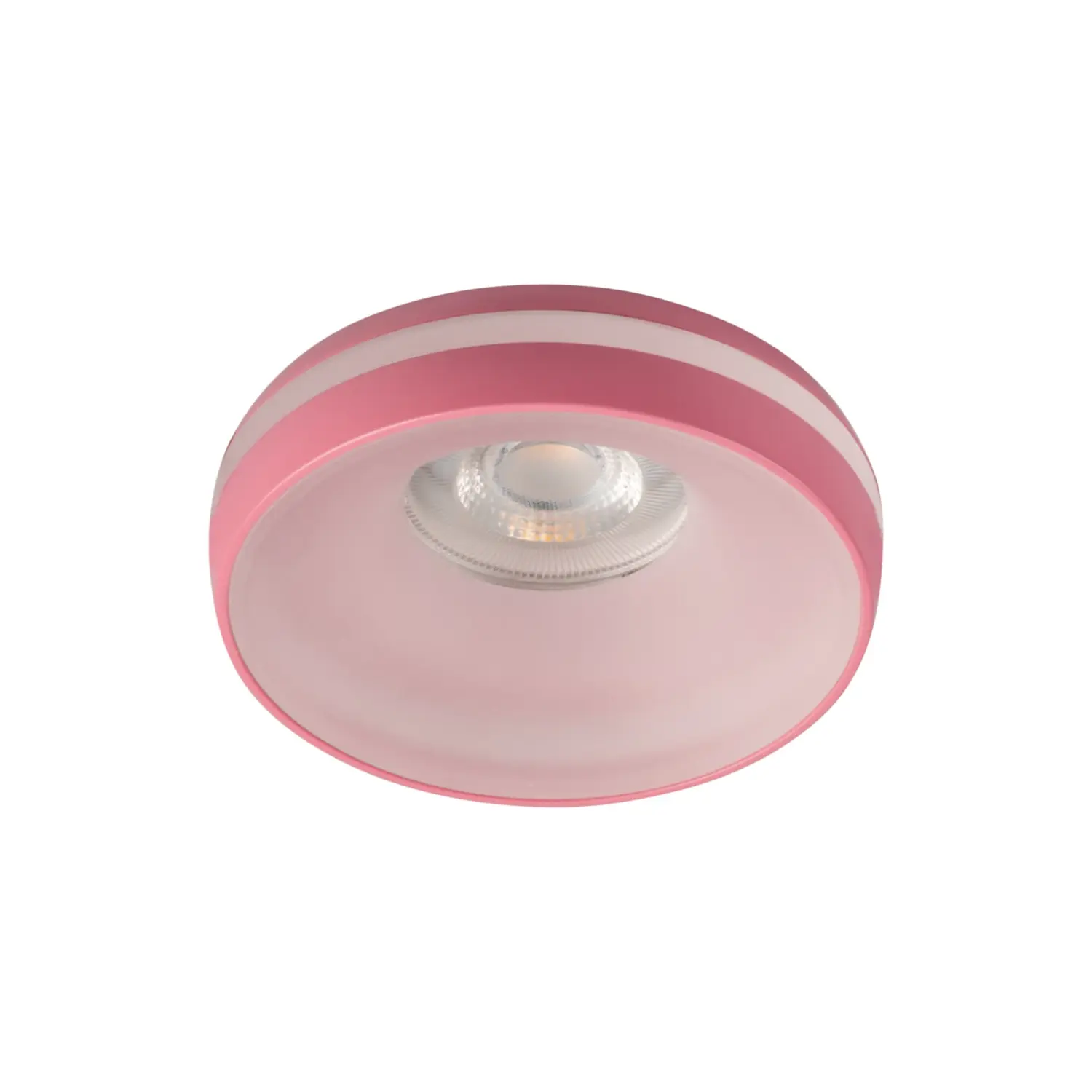 immagine del prodotto porta faretto incasso eliceo decorativo 230v gu10 rosa tondo