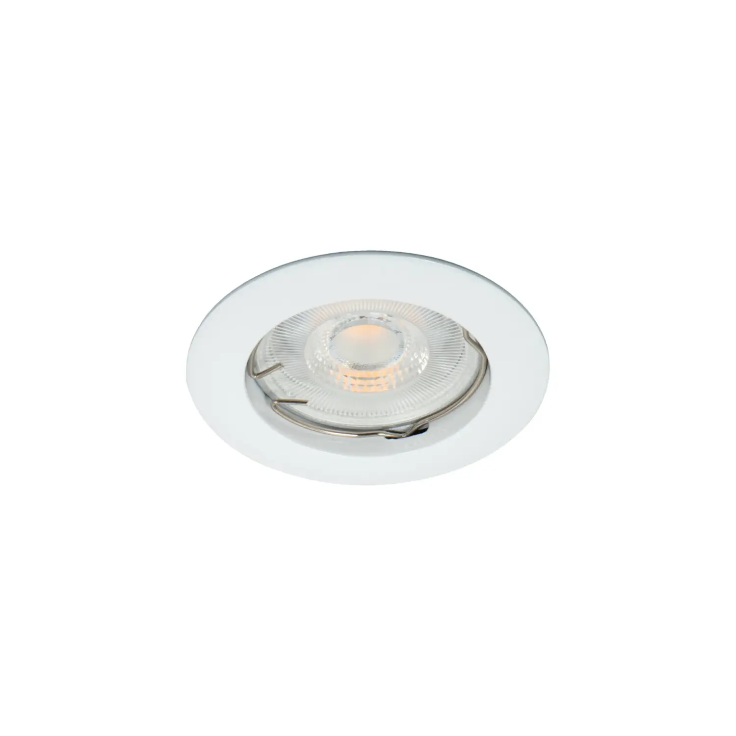 variante gx5,3 - bianco - fisso - foro 60 mm - tondo