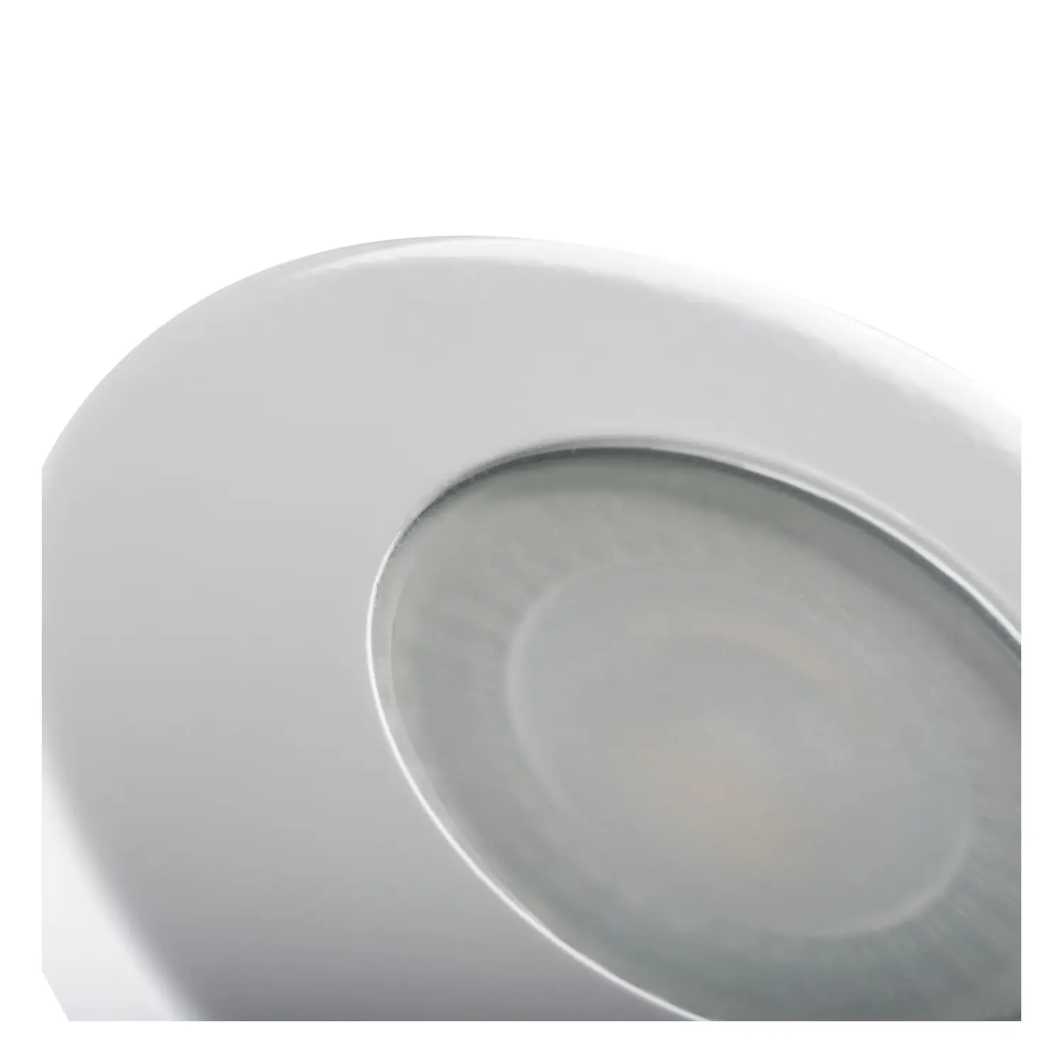 immagine porta faretto incasso stagno bagno gx5,3 bianco foro 60 mm