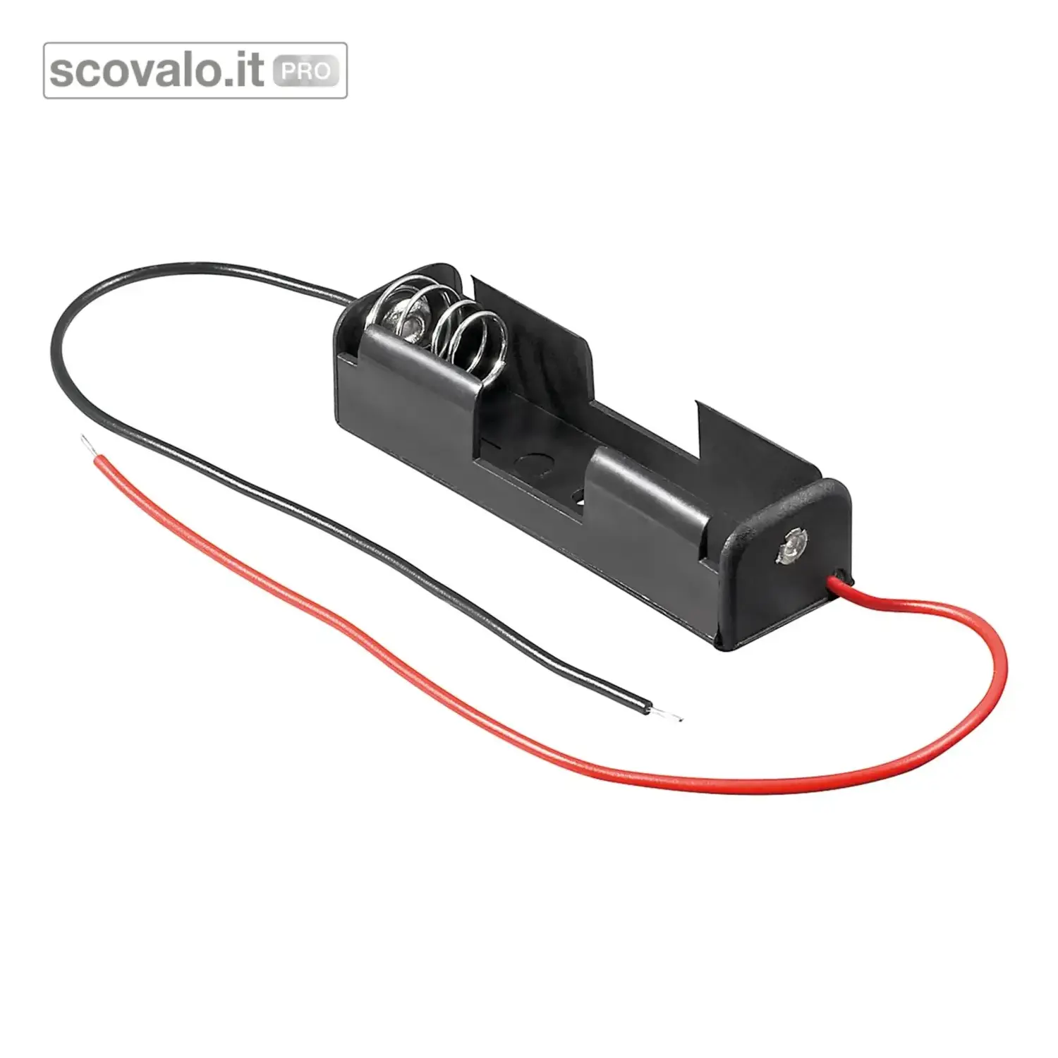 immagine del prodotto Goobay Portabatteria 1x AA Stilo con Cavo 150mm Box Contenitore